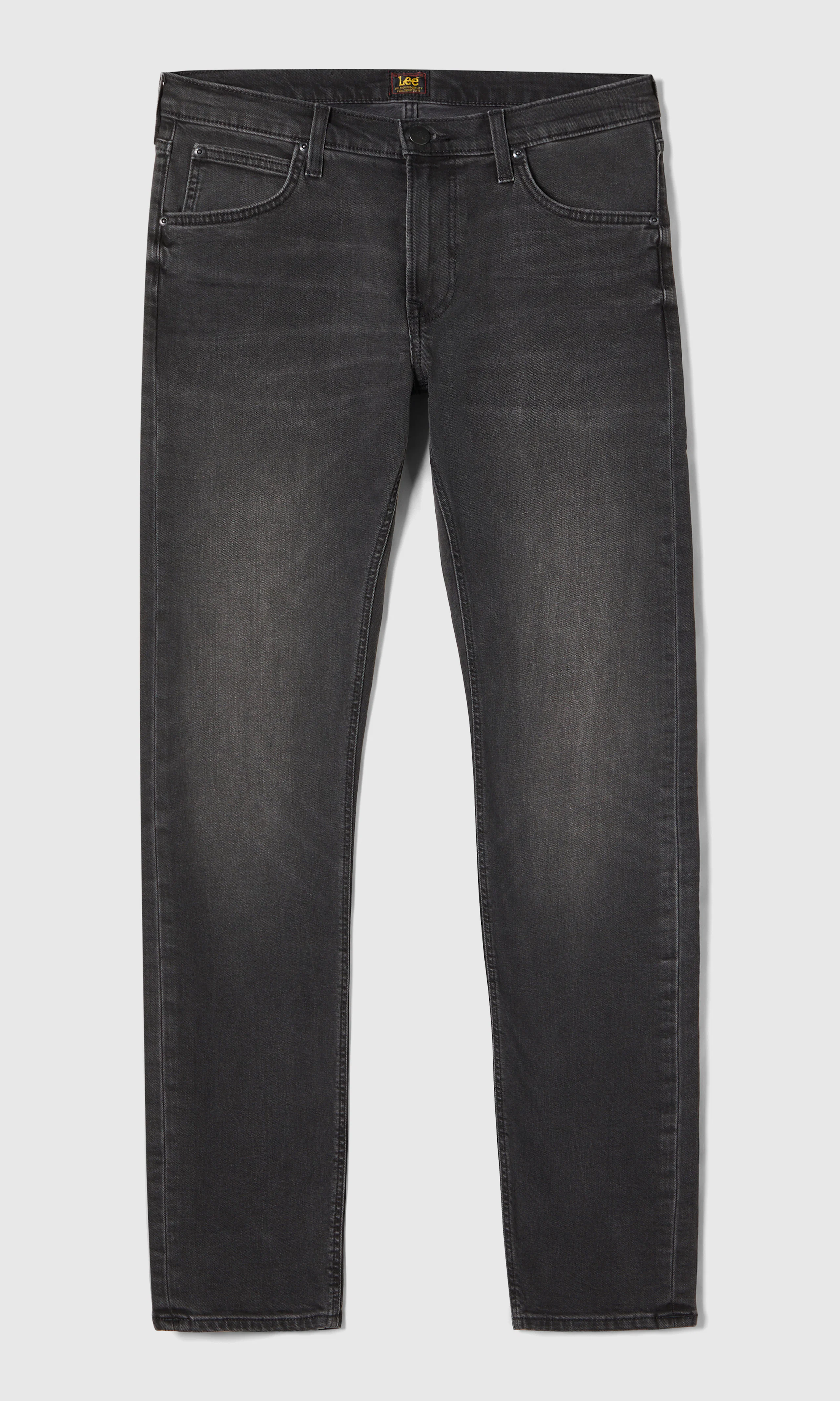 Luke Grå Jeans. Front. Flat.