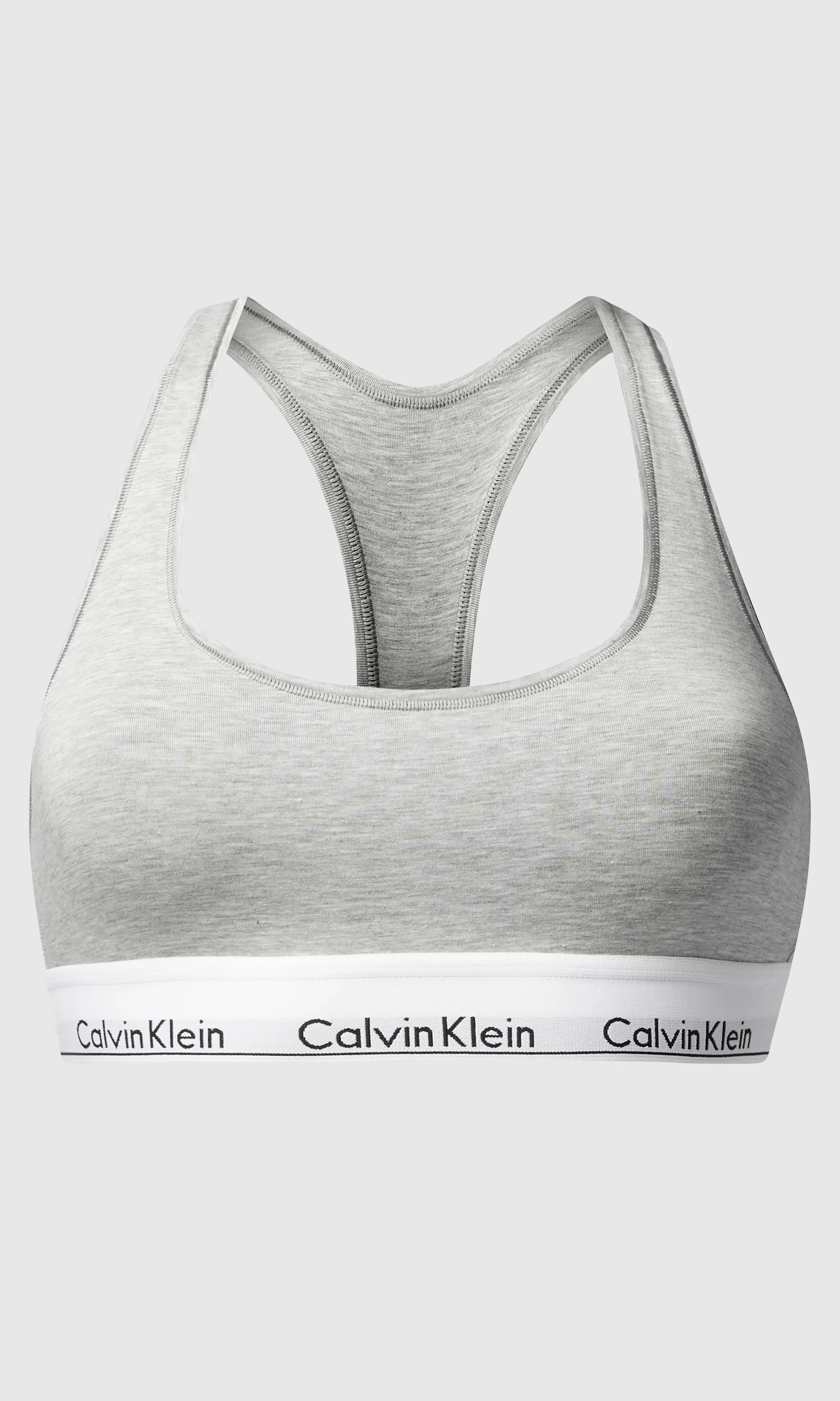Bralette Grå BH. Front. Flat.