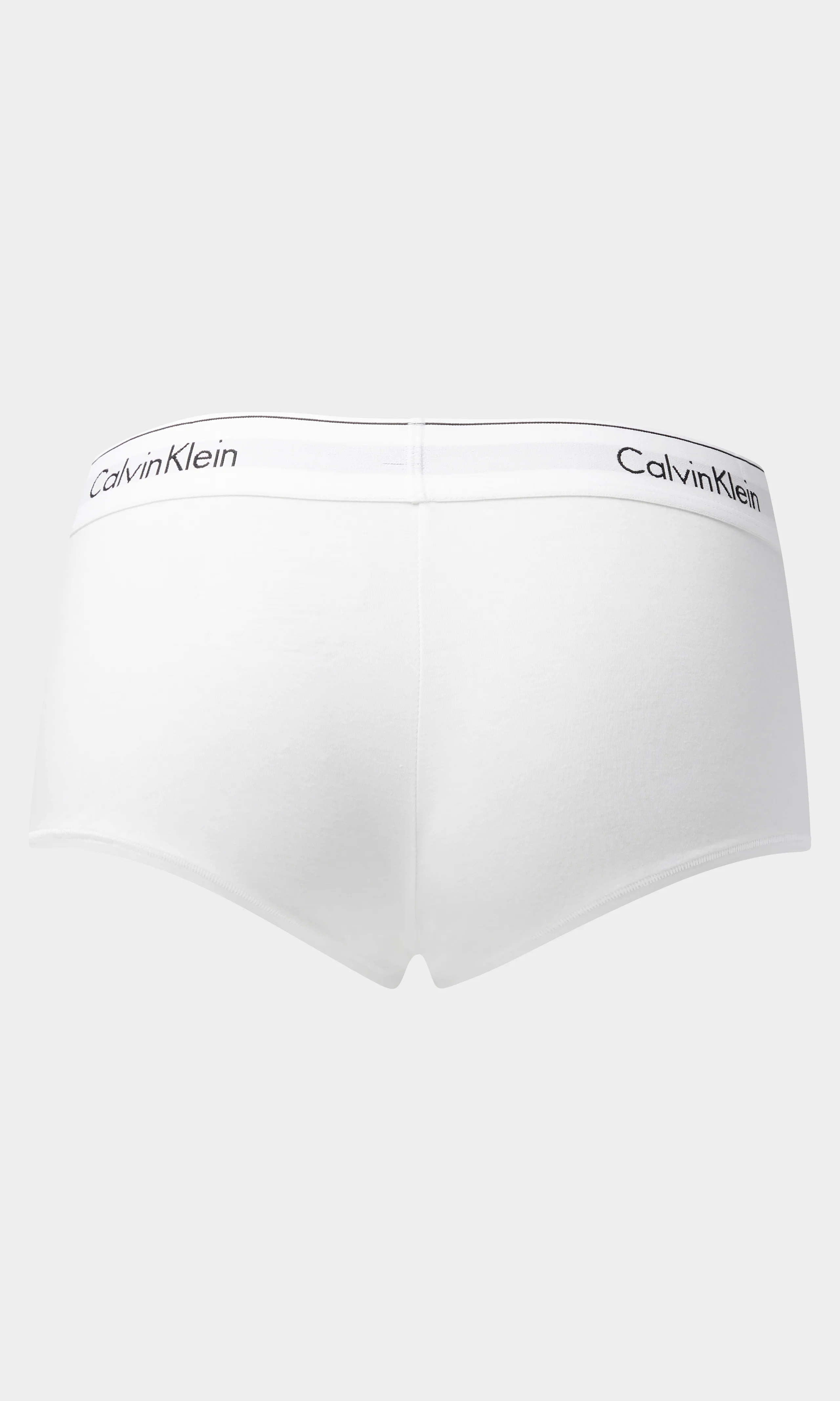 Boyshort Valkoiset Alushousut. Back. Flat.