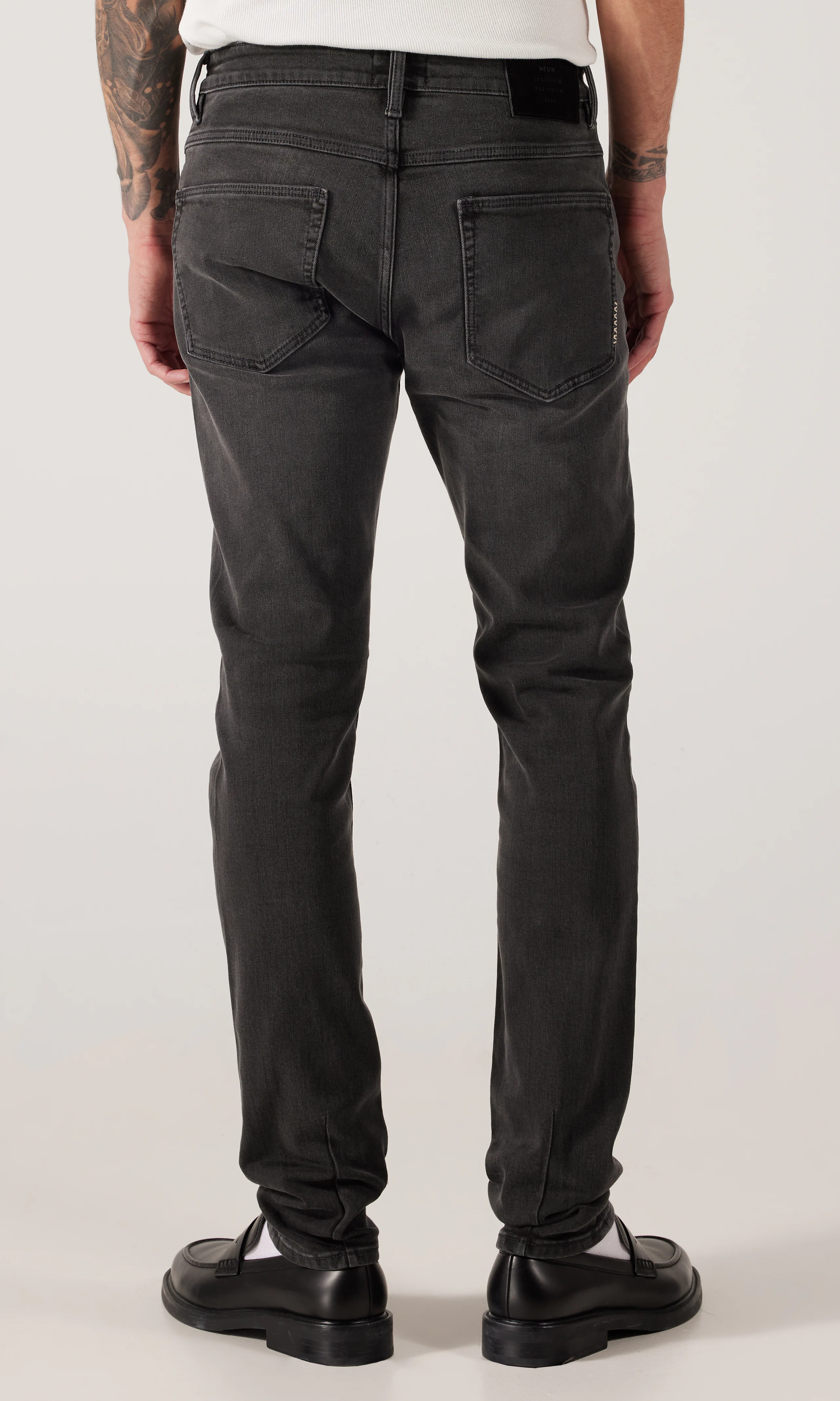 Lou Slim Jeans. Back. Model.