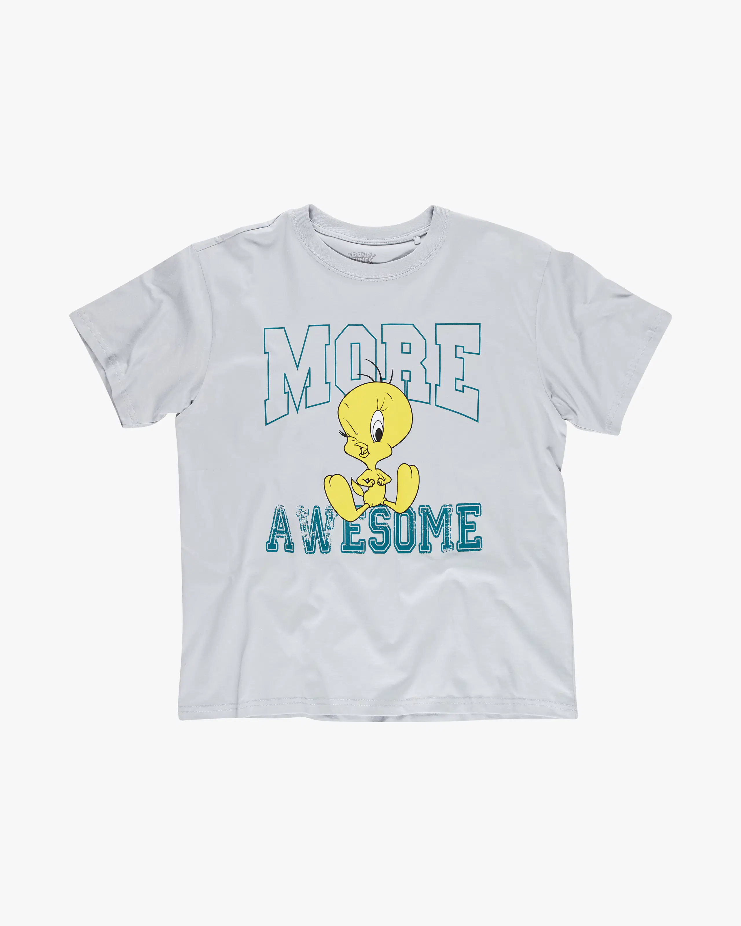 Tweety Standard Fit T-Skjorte. Front. Flat.