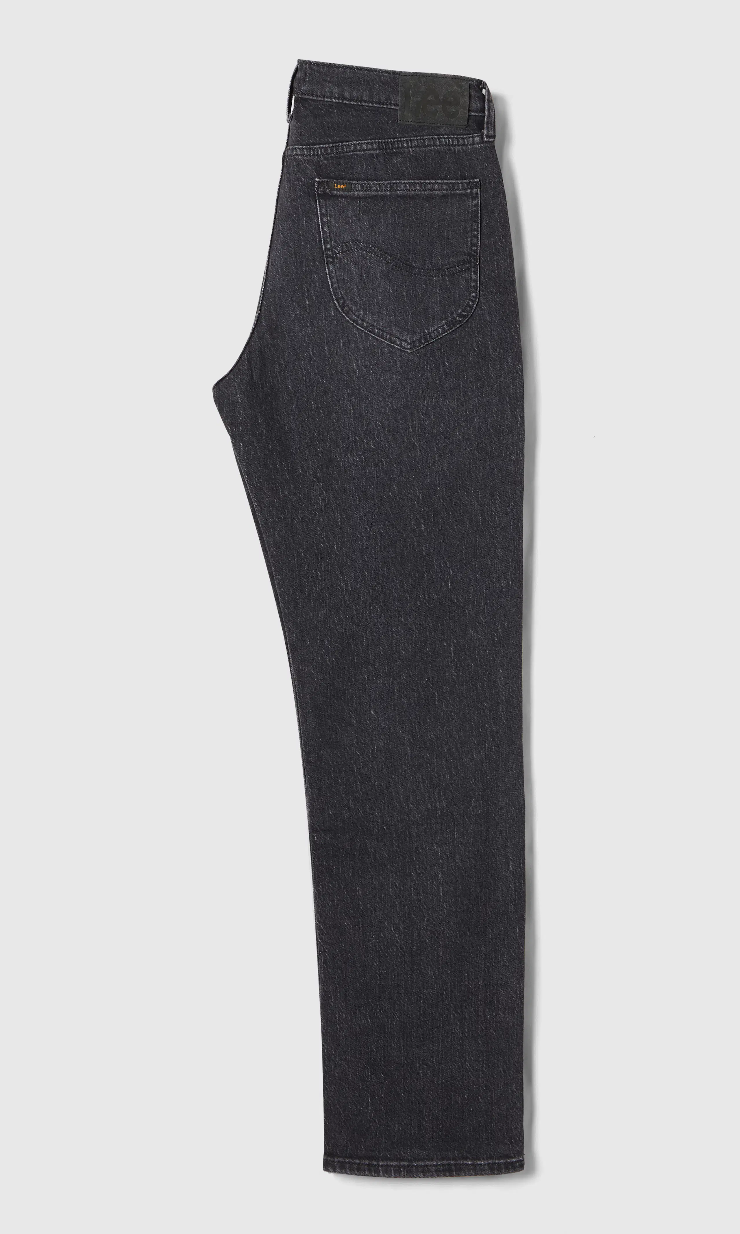 West Svarta Jeans. Back. Flat.