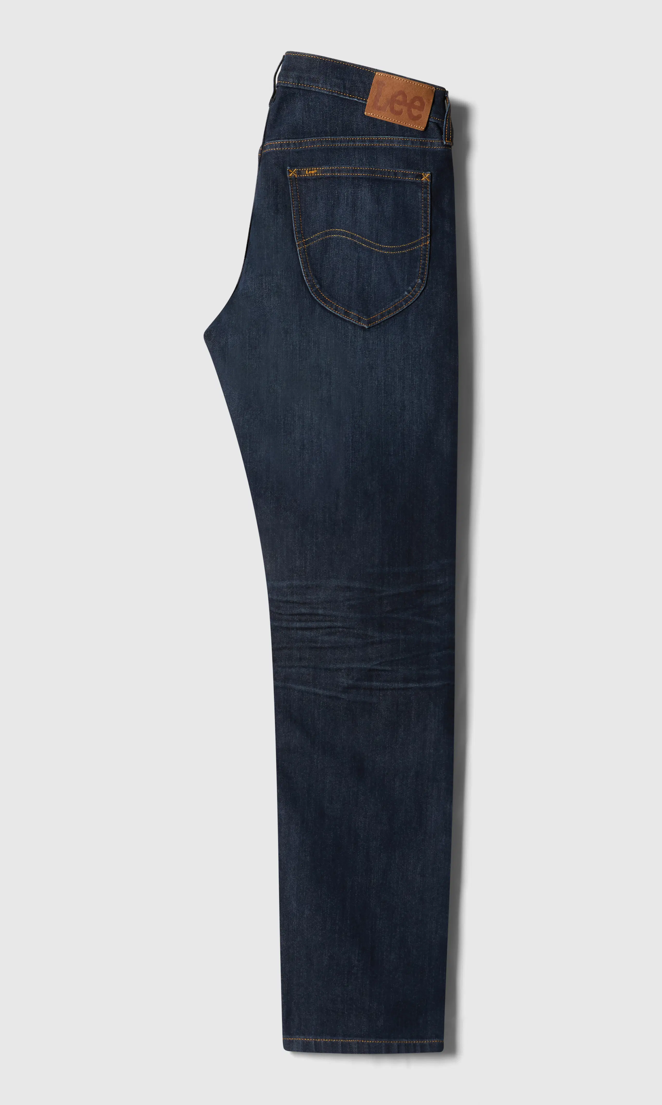 Daren Zipfly Tummansiniset Farkut. Back. Flat.