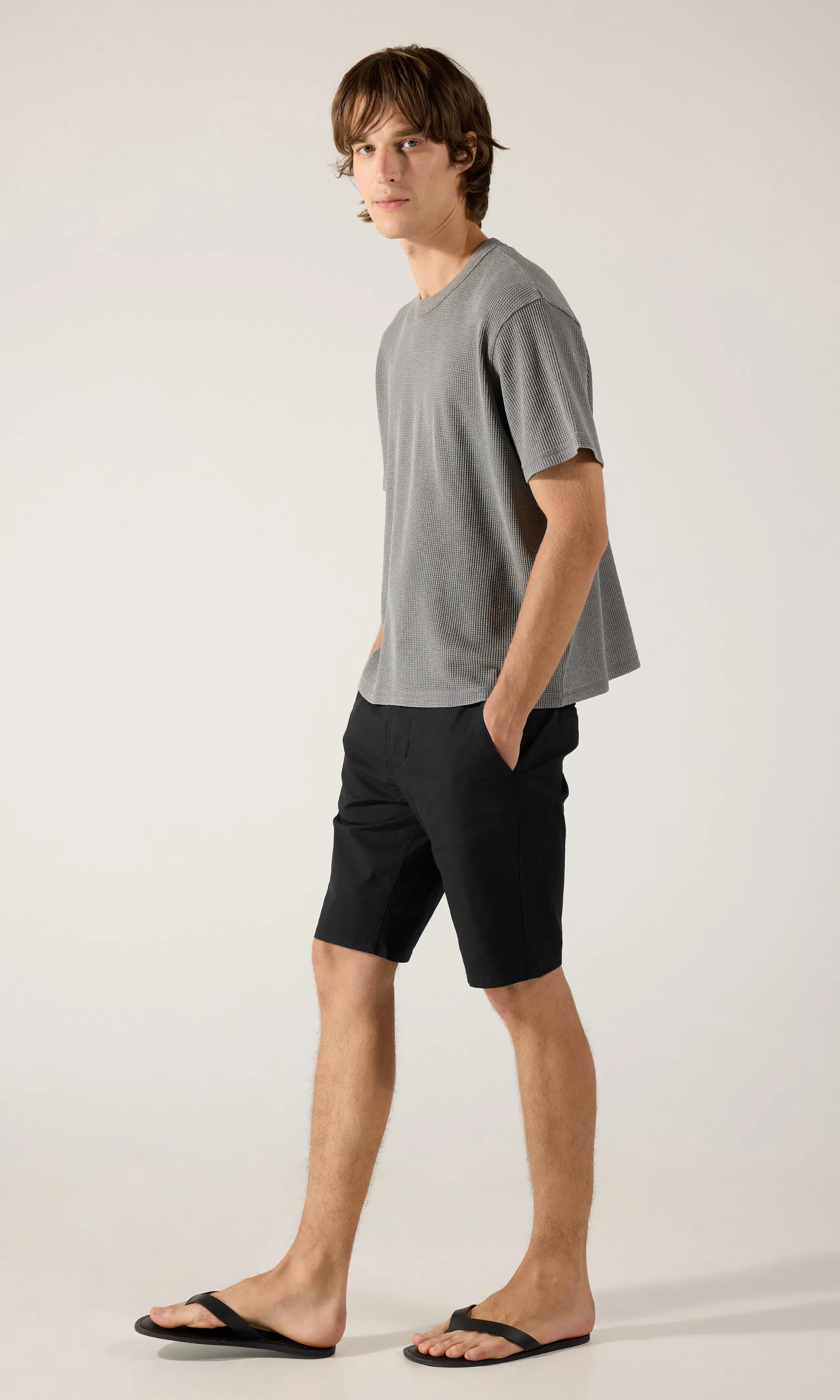 Stan Shorts. Front 1. Model.