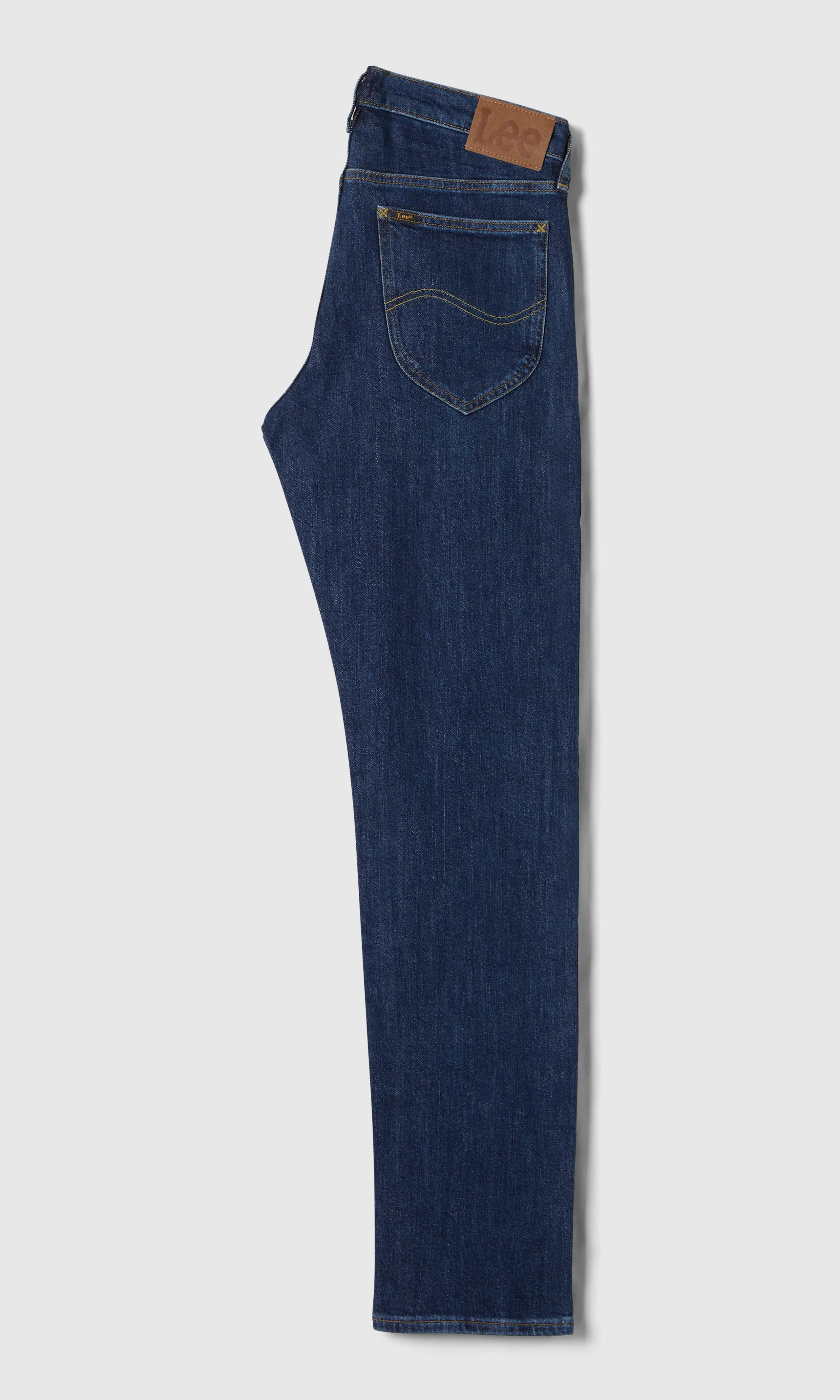 Daren Zipfly Tummansiniset Farkut. Back. Flat.