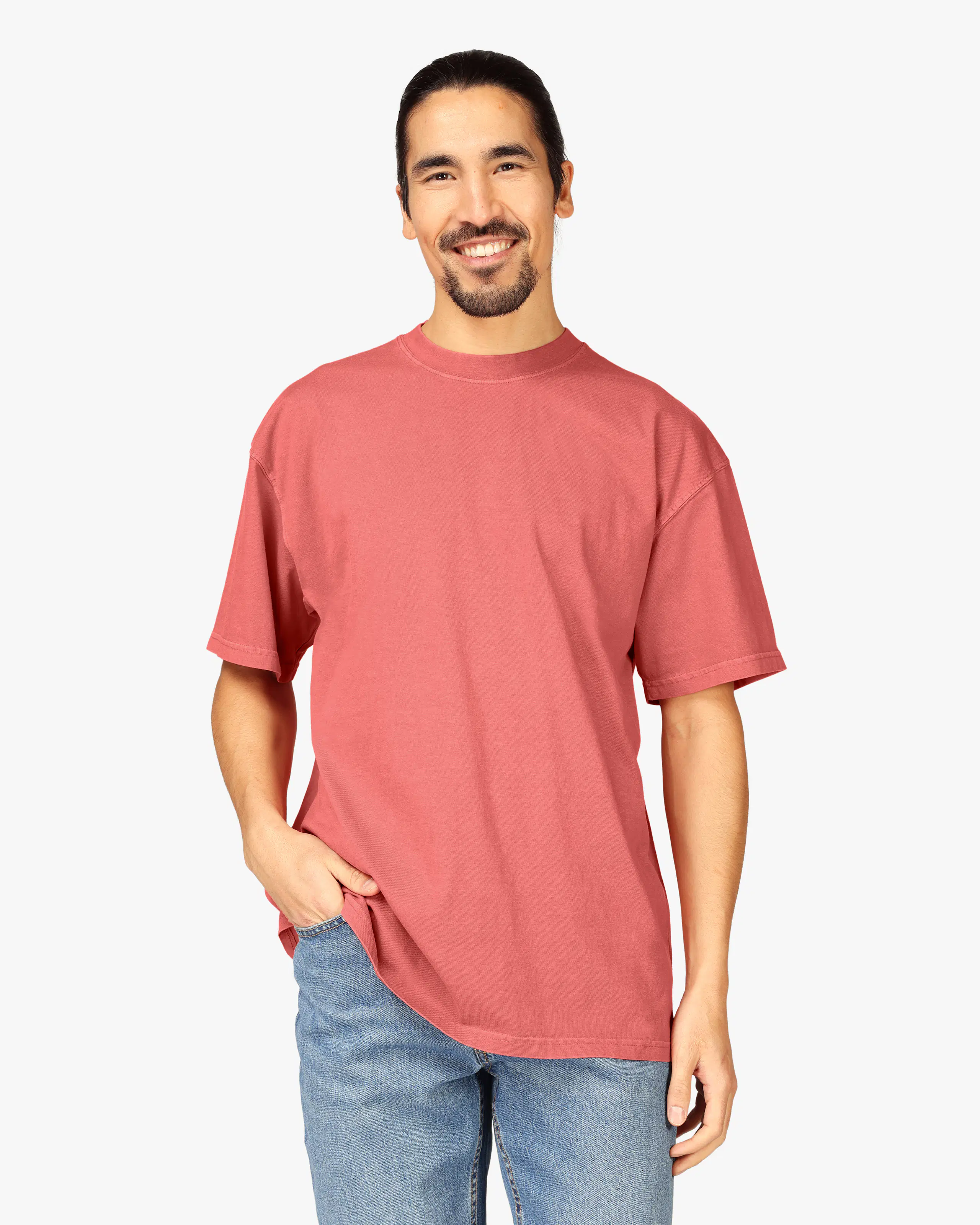 Moon Loose T-Paita. Front. Model.