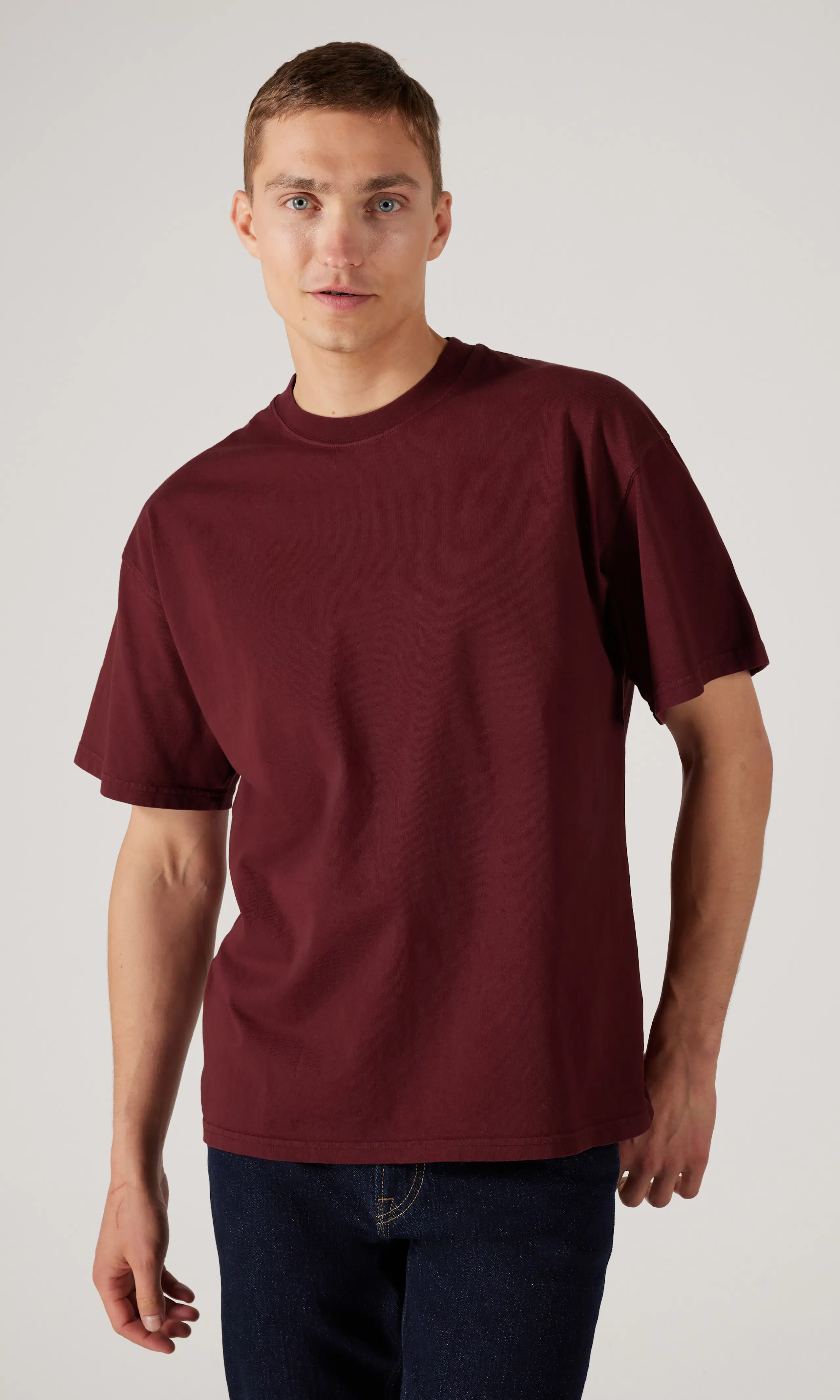 Moon Loose T-Shirt. Front. Model.