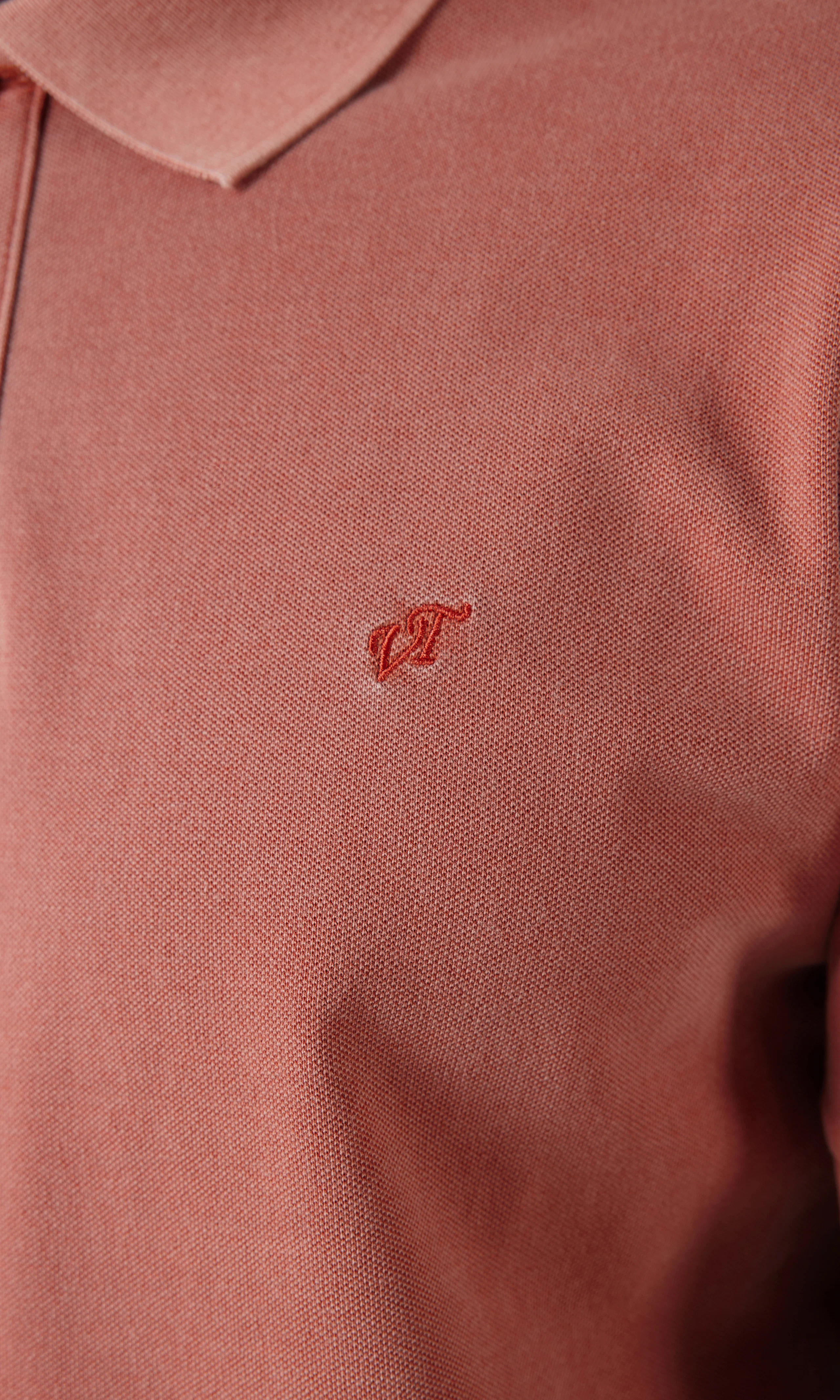 Polo Pikétröja. Detail 2. Model.