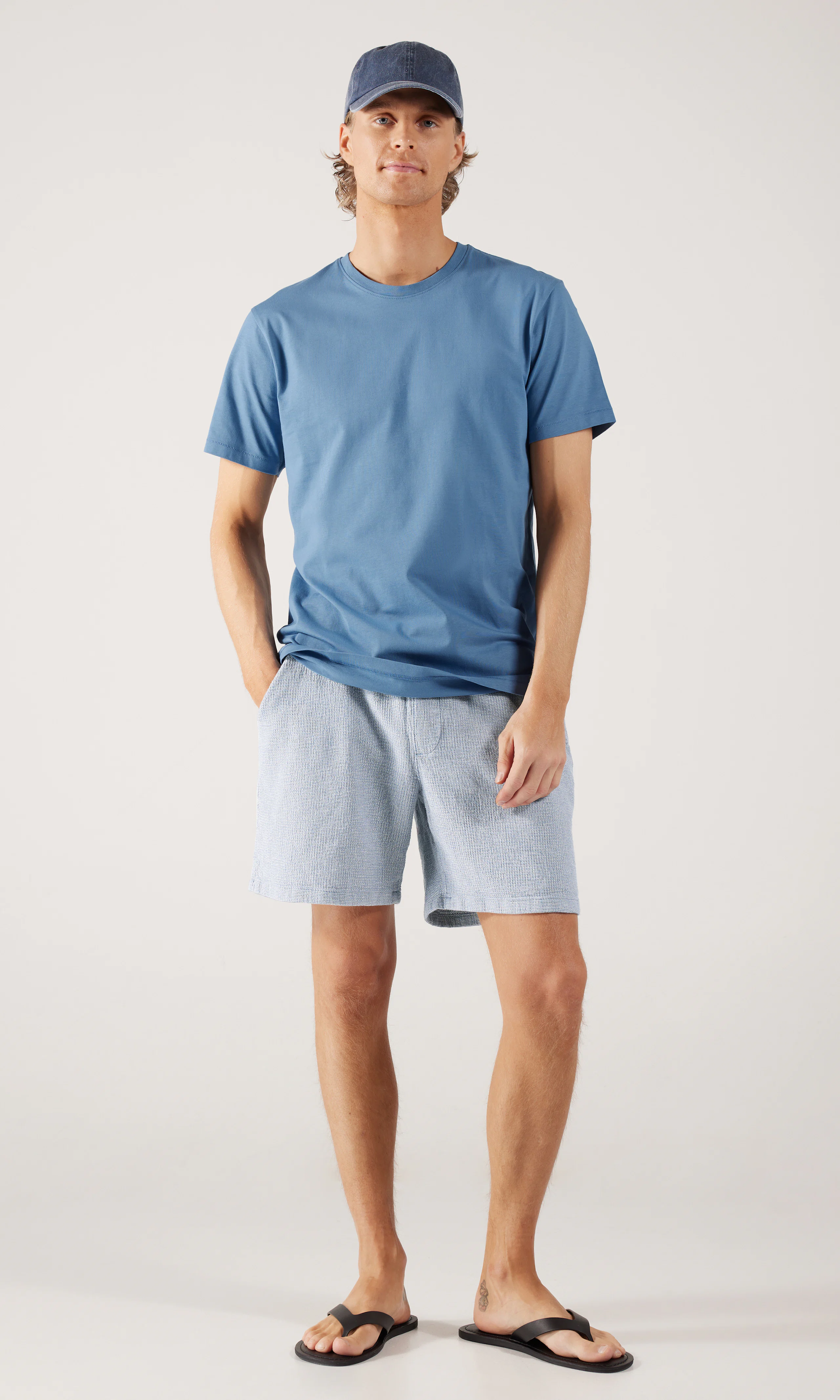 Falcon Regular T-Shirt. Front 1. Model.