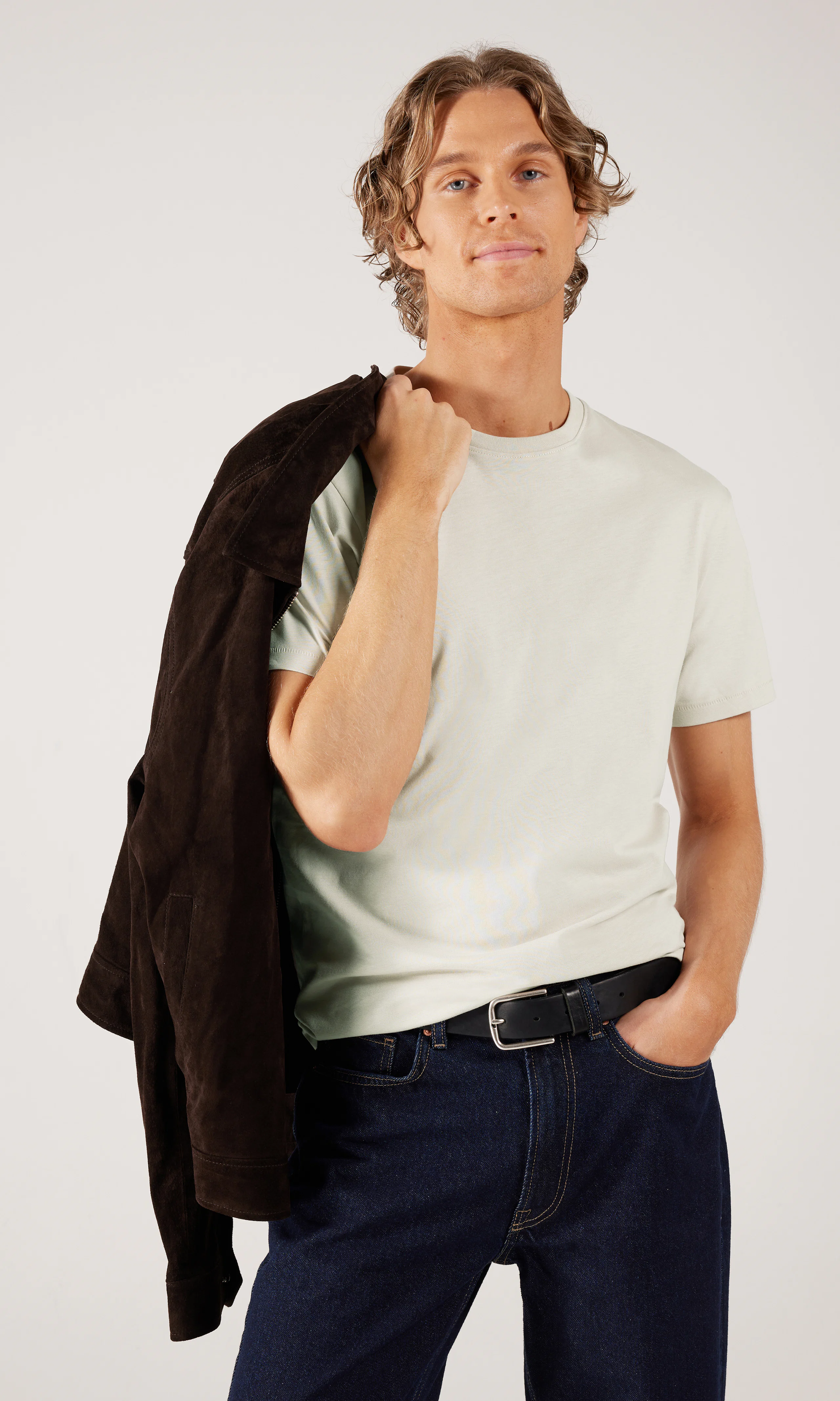 Falcon Regular T-Shirt. Front. Model.