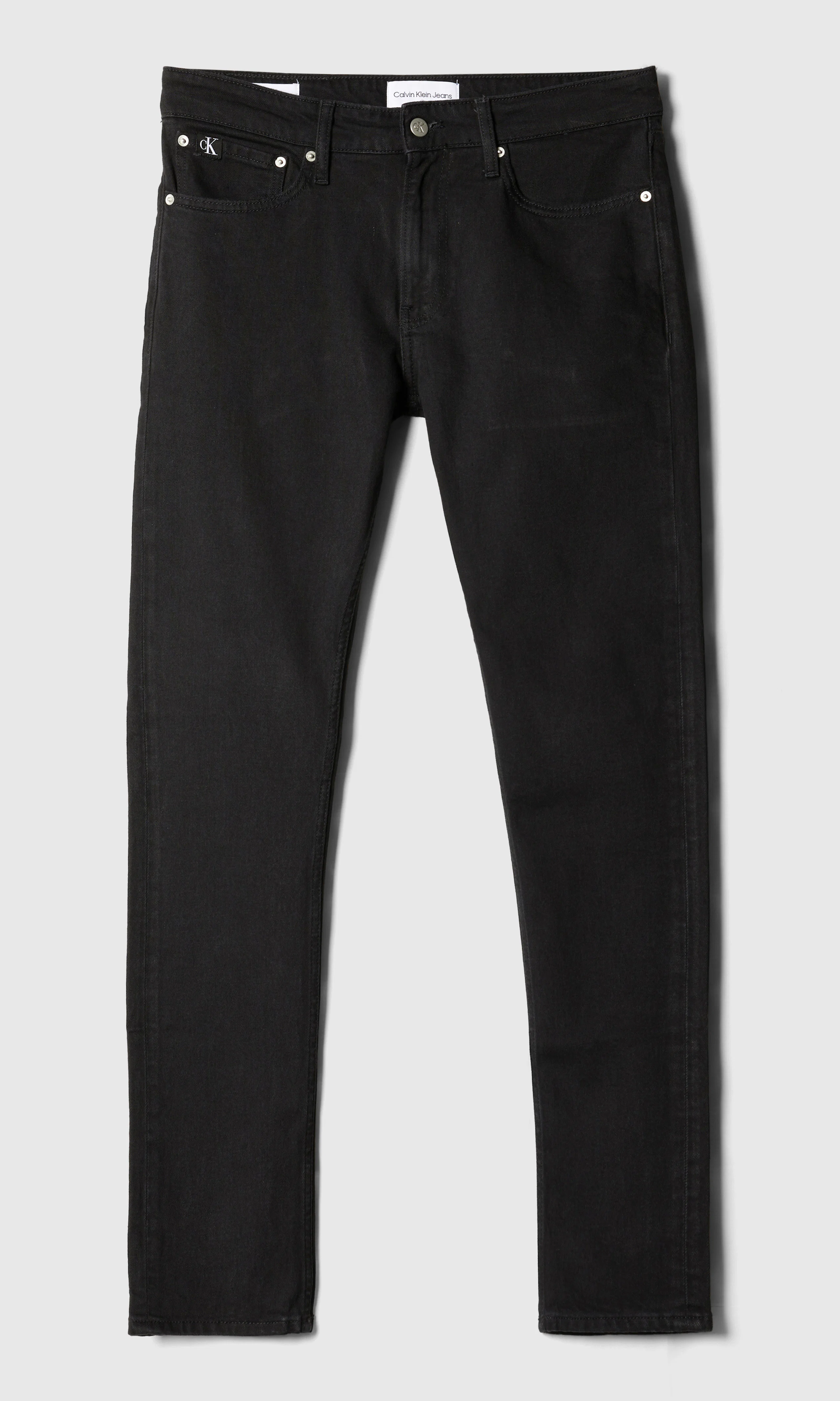 Slim Mustat Farkut. Front. Flat.