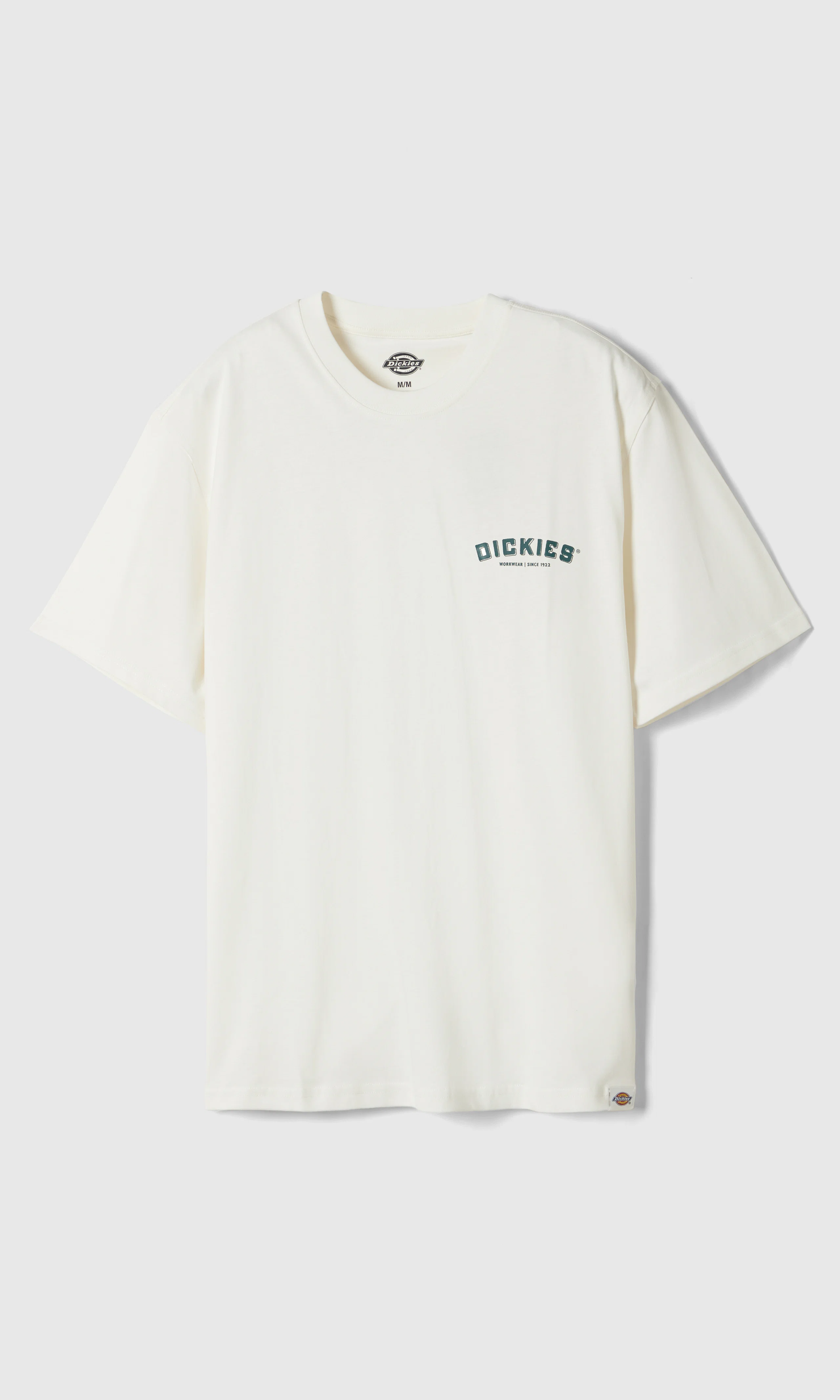 Builder Off White T-Skjorte. Front. Flat.