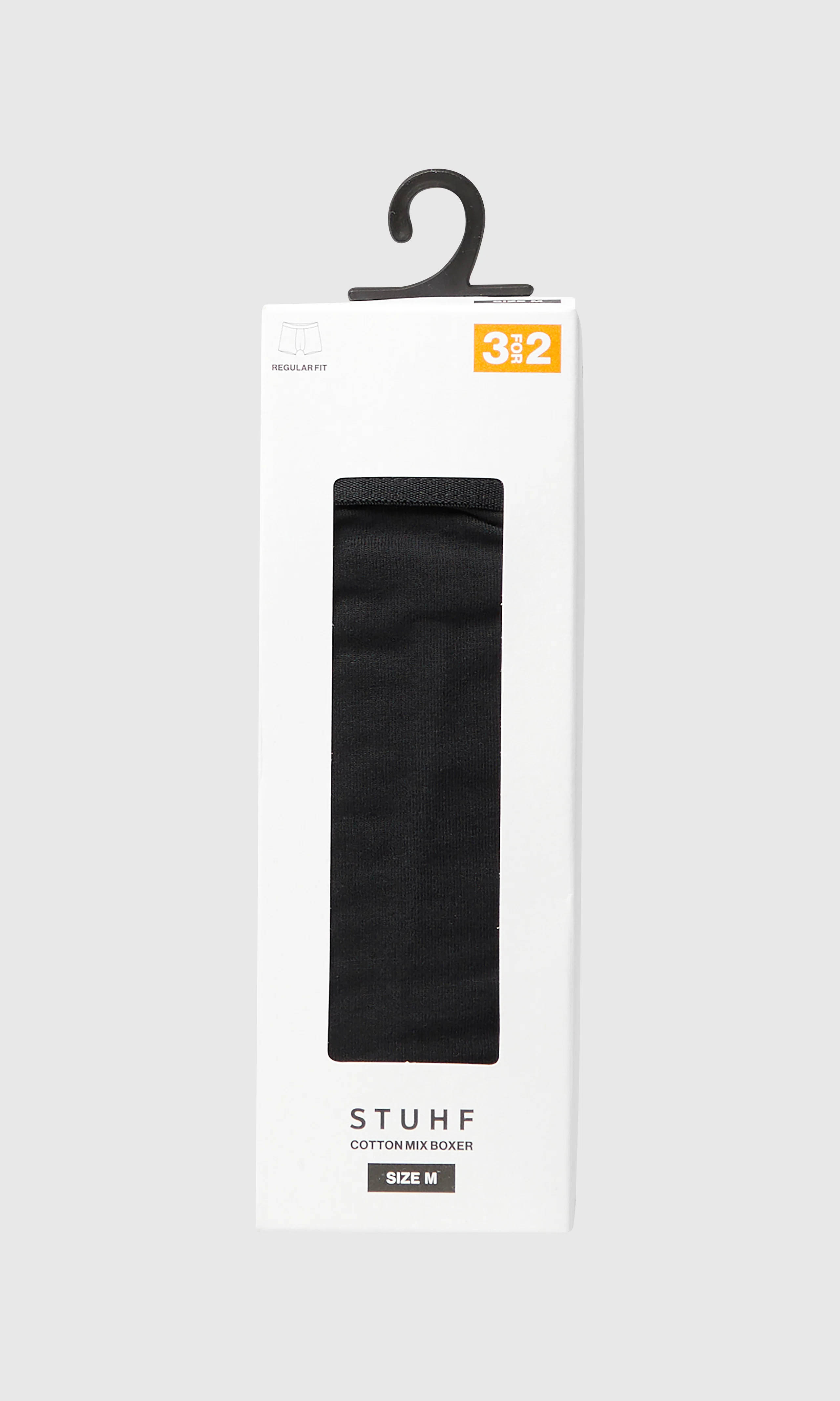 1-Pack Bokserit. Detail 1. Flat.