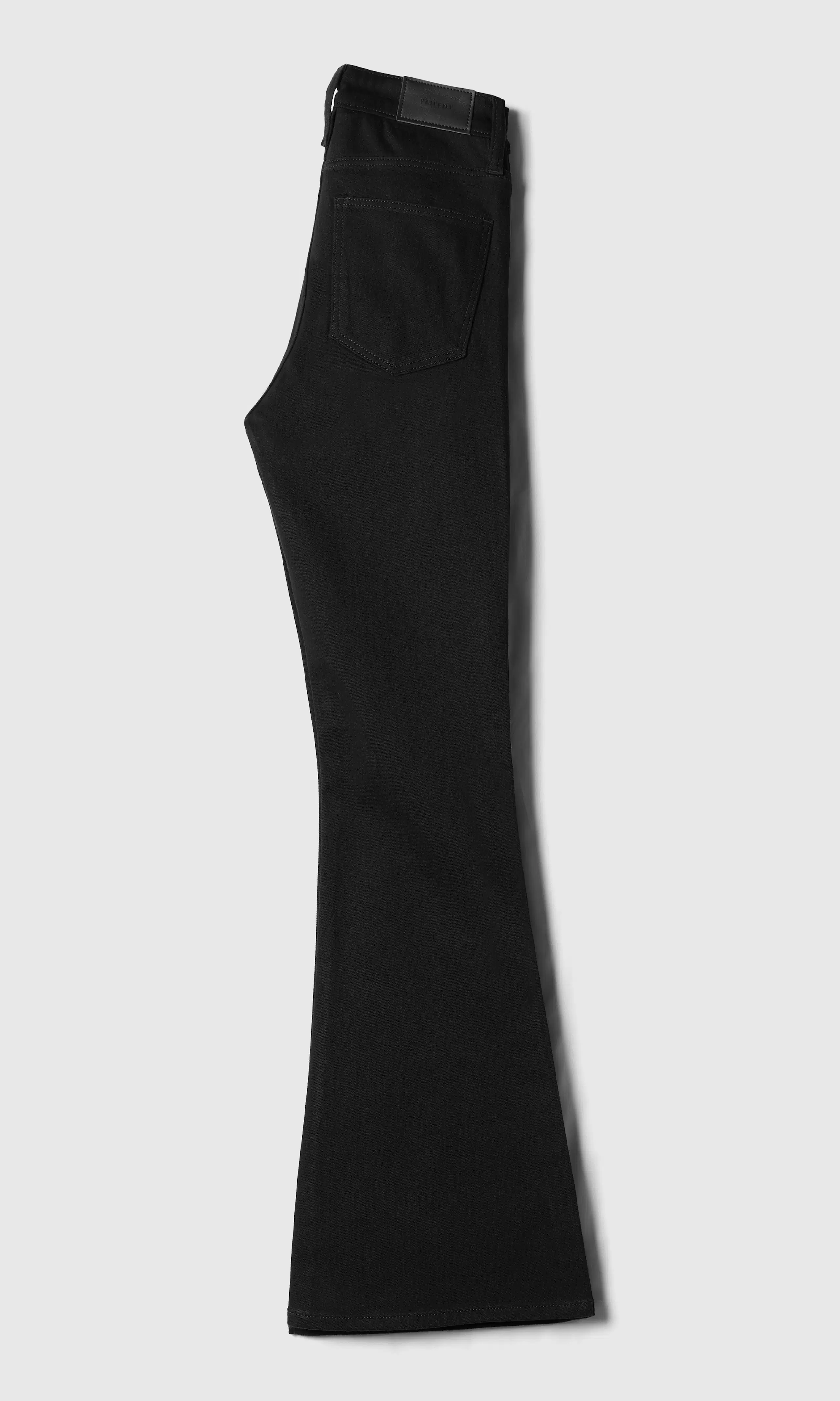 Flare Jeans. Back. Flat.