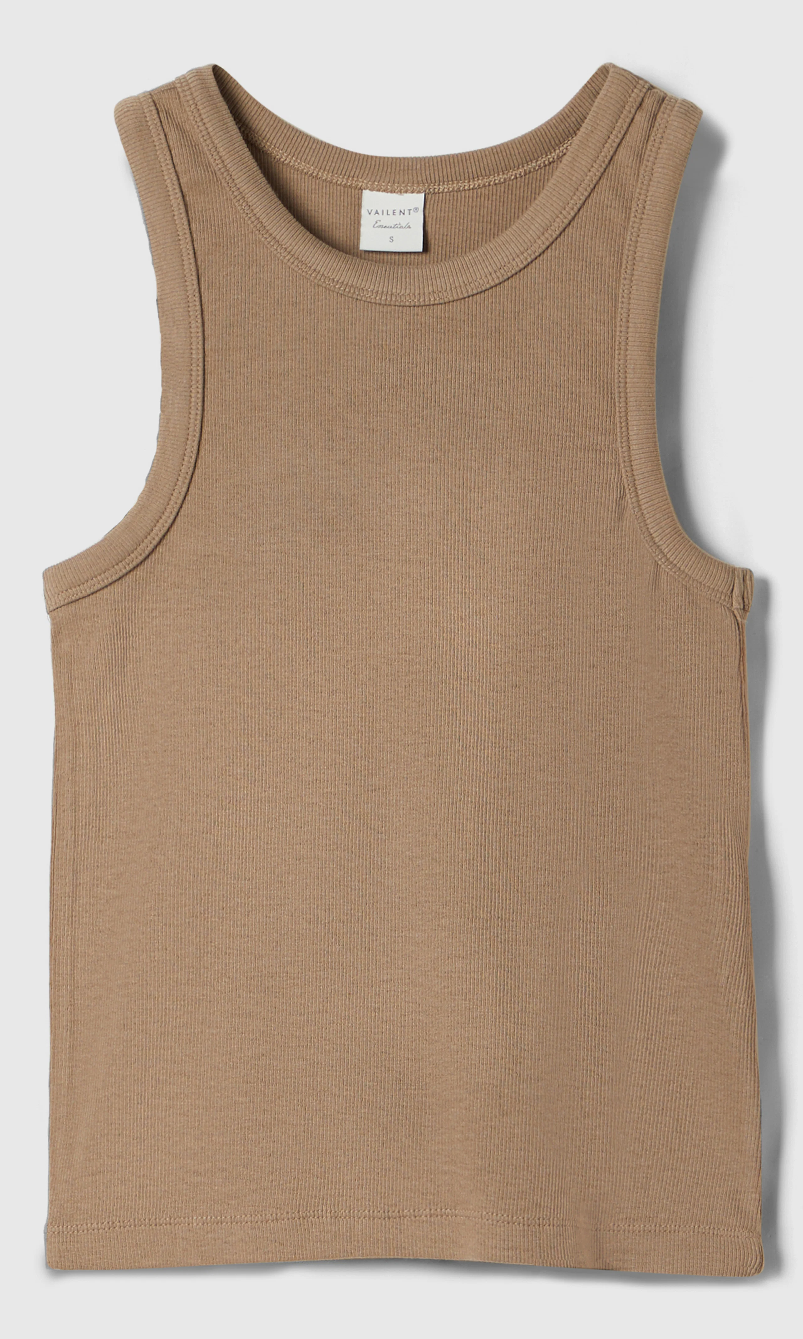 Slim Tank Topp. Front. Flat.