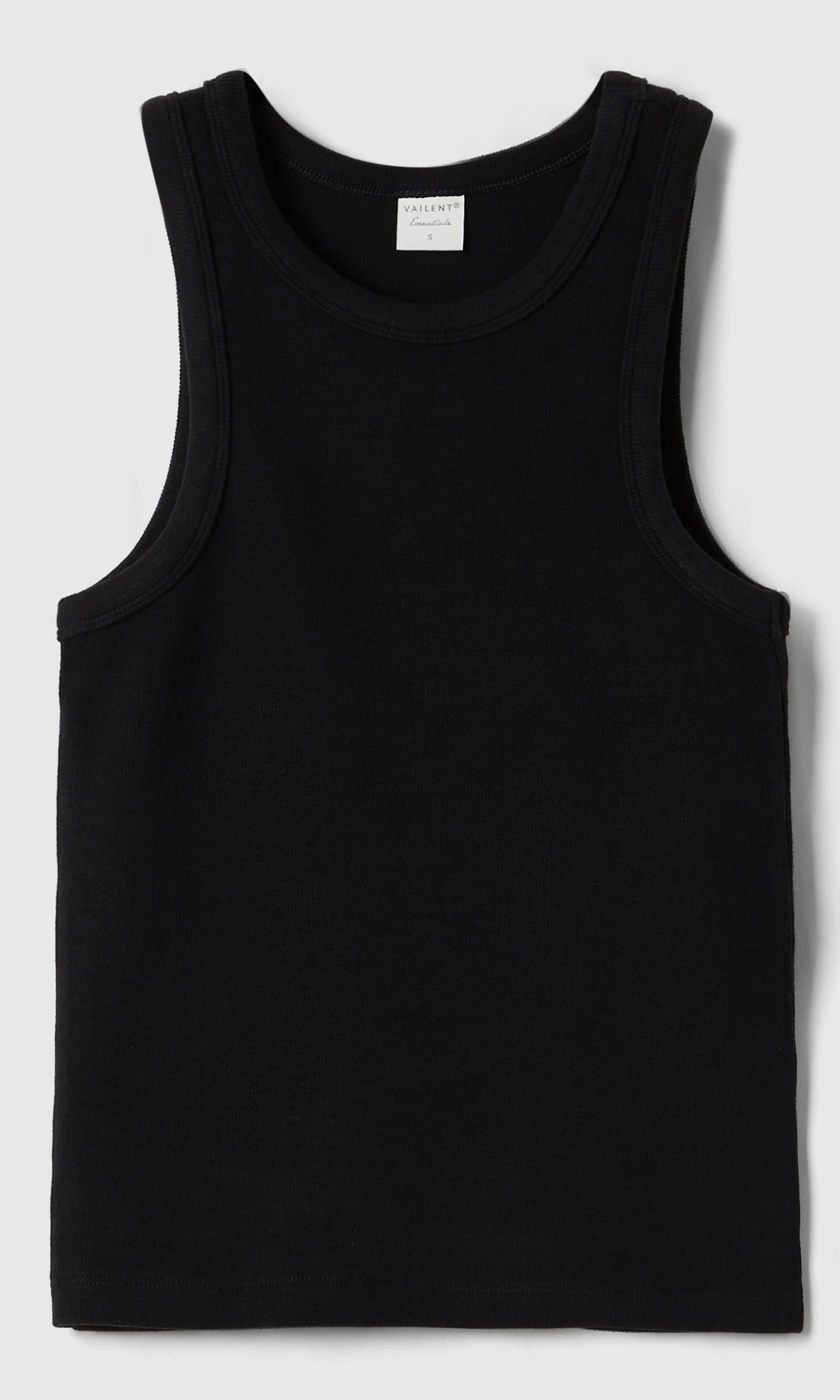 Slim Tank Topp. Front. Flat.