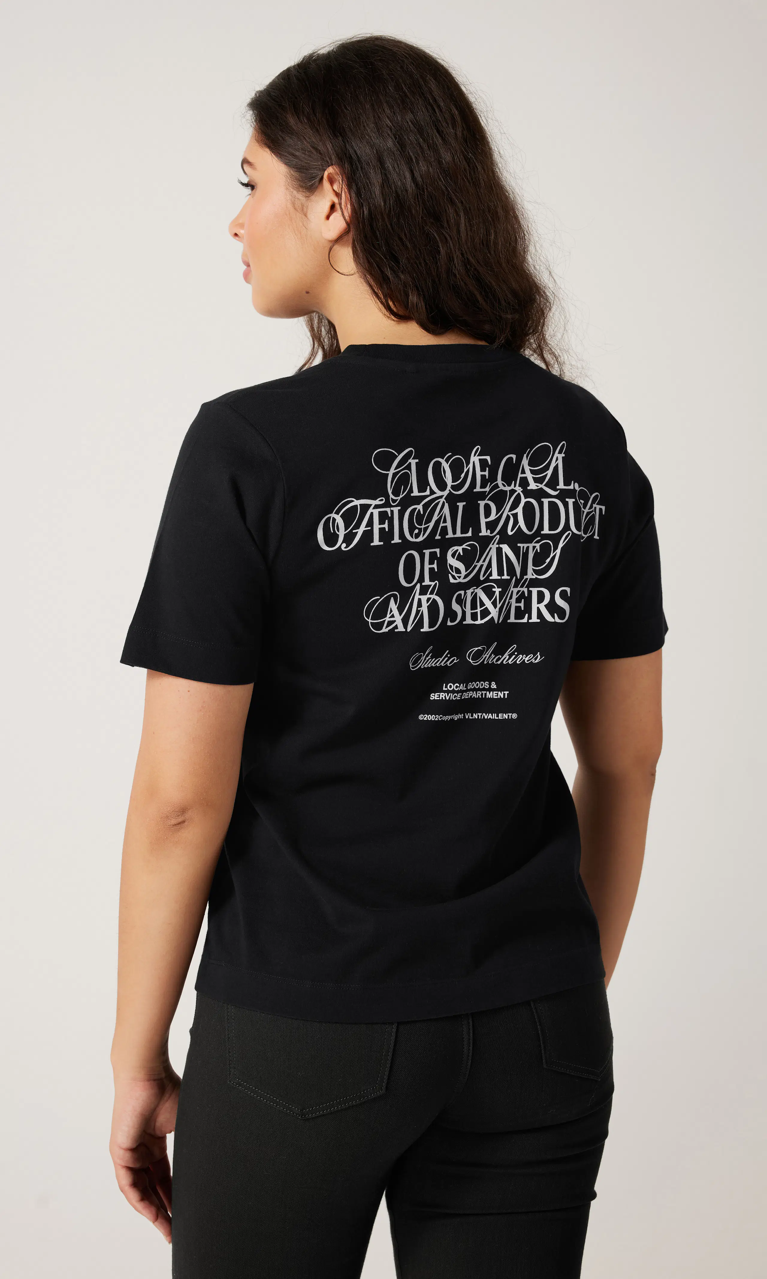 North T-Shirt. Back. Model.