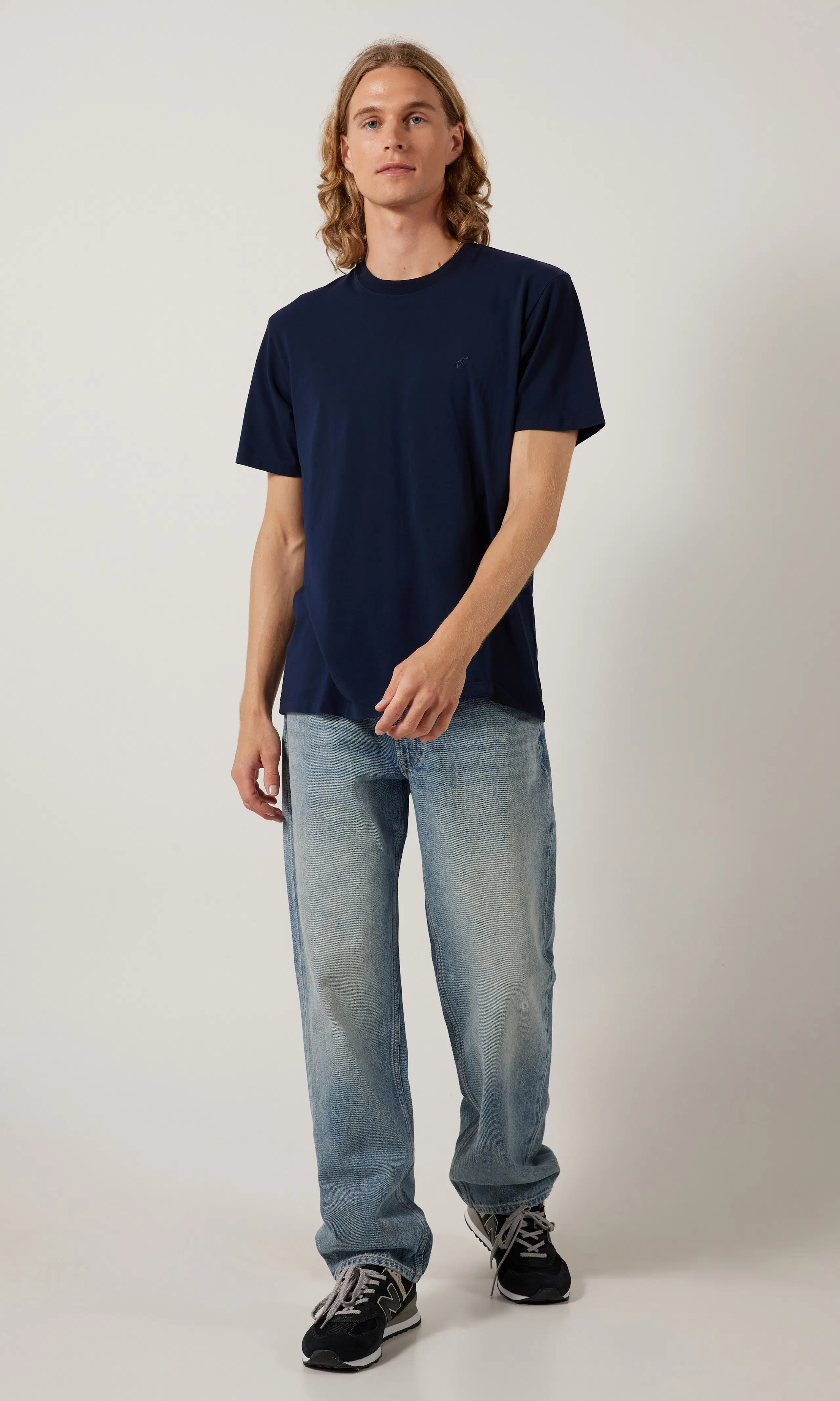 Relaxed T-Shirt. Front 1. Model.