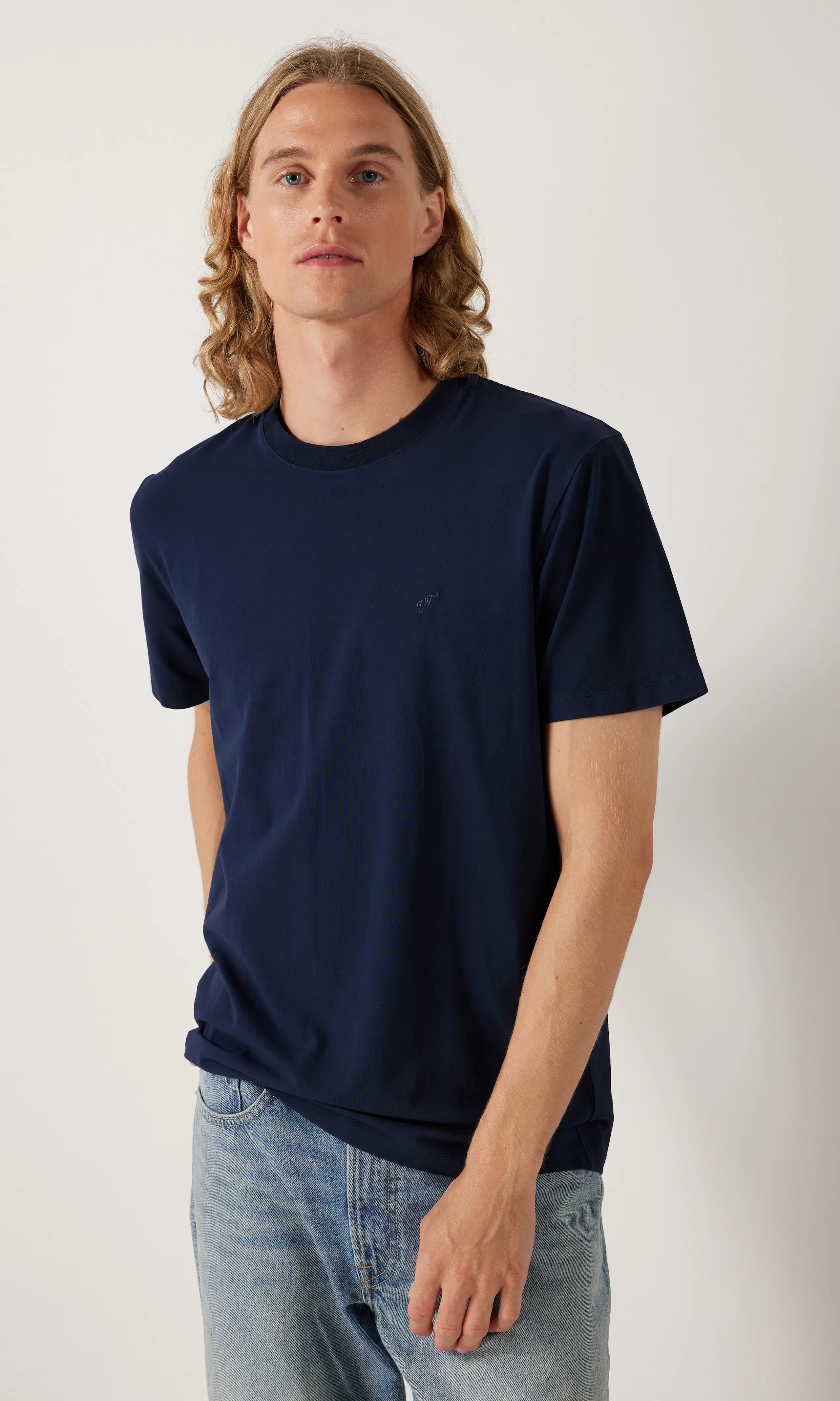 Relaxed T-Shirt. Front. Model.