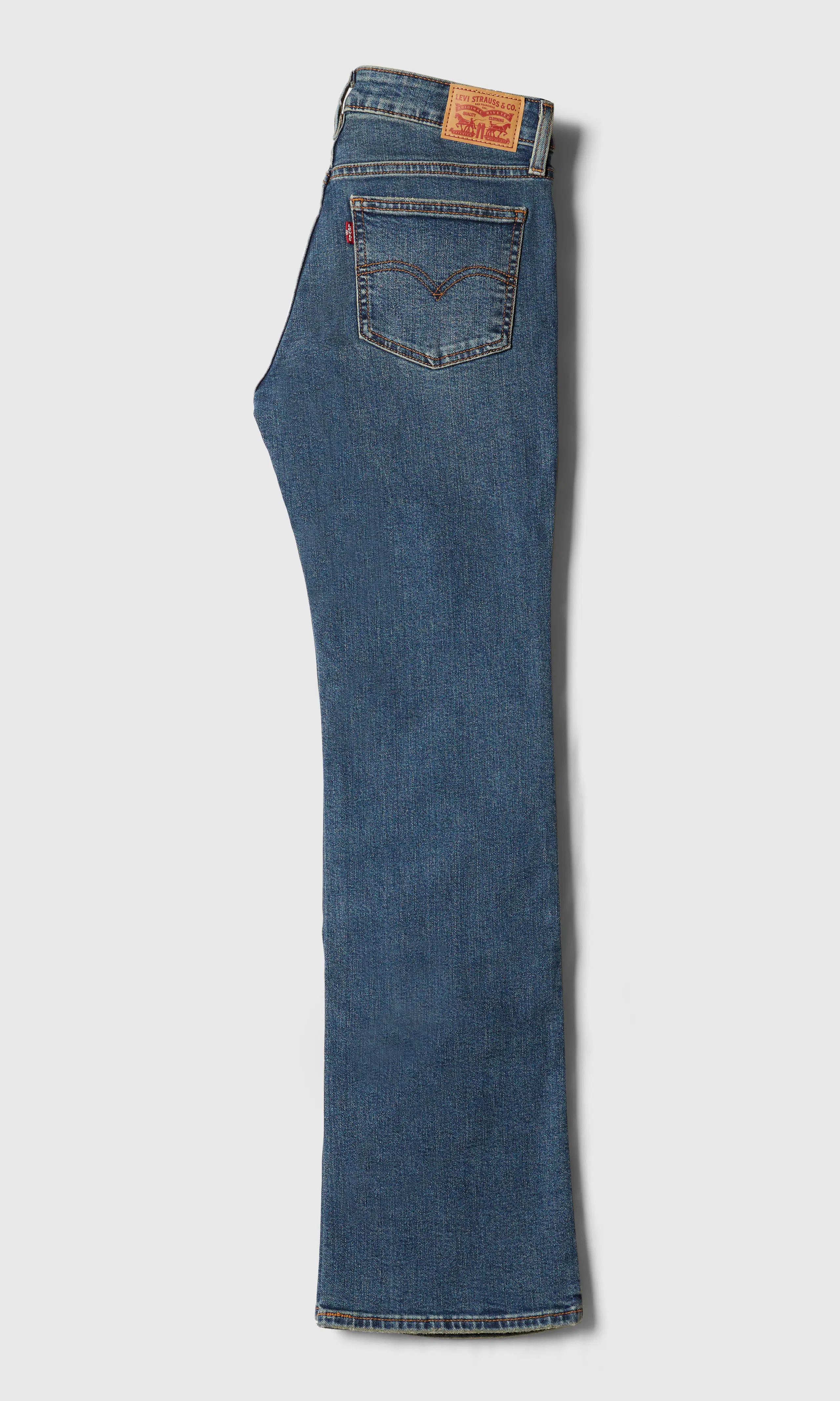 Superlow Boot Keskisiniset Farkut. Back. Flat.