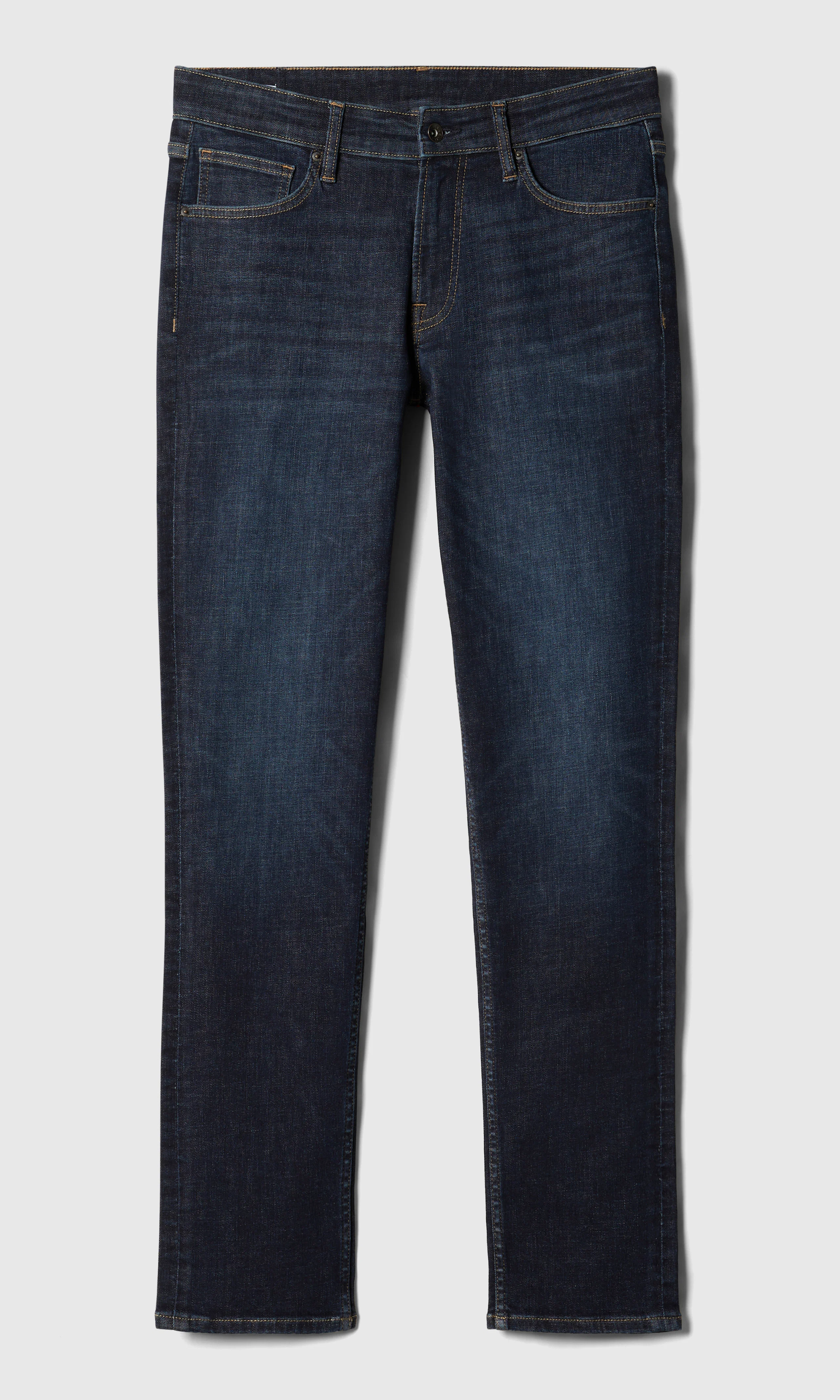 Slim Jeans. Front. Flat.