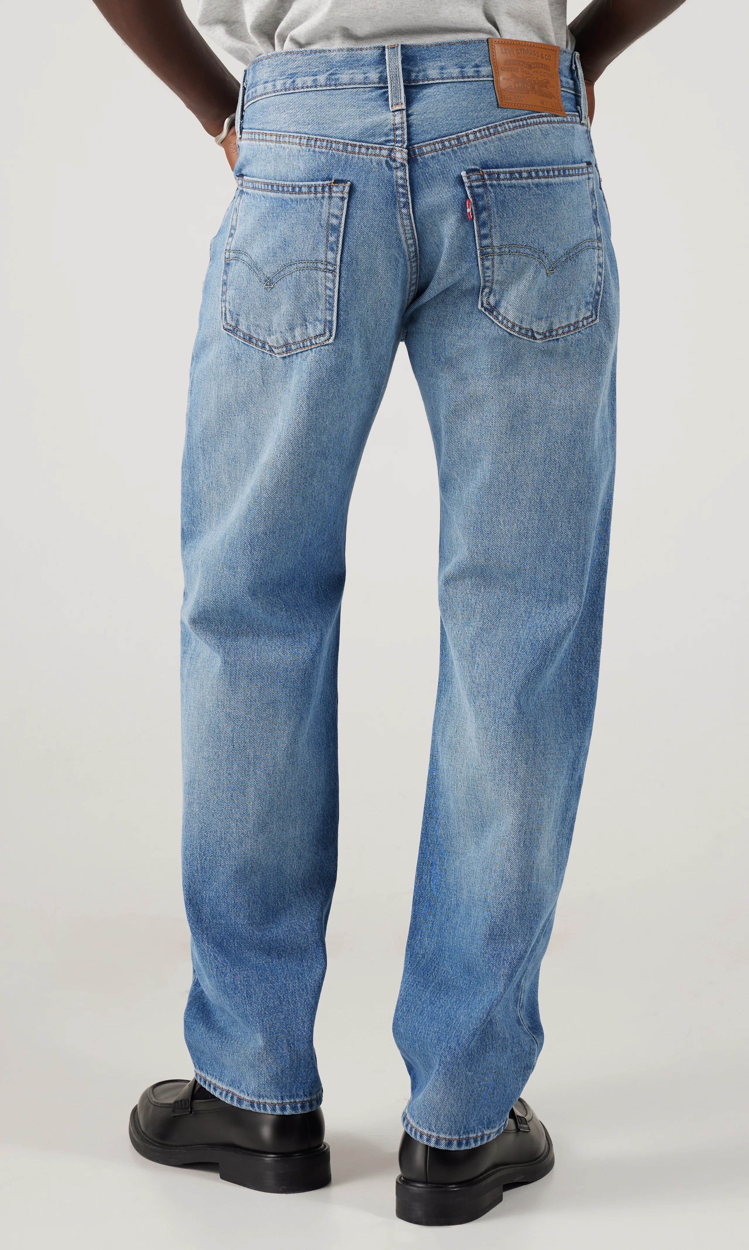 555™ Relaxed Straight Farkut. Back. Model.