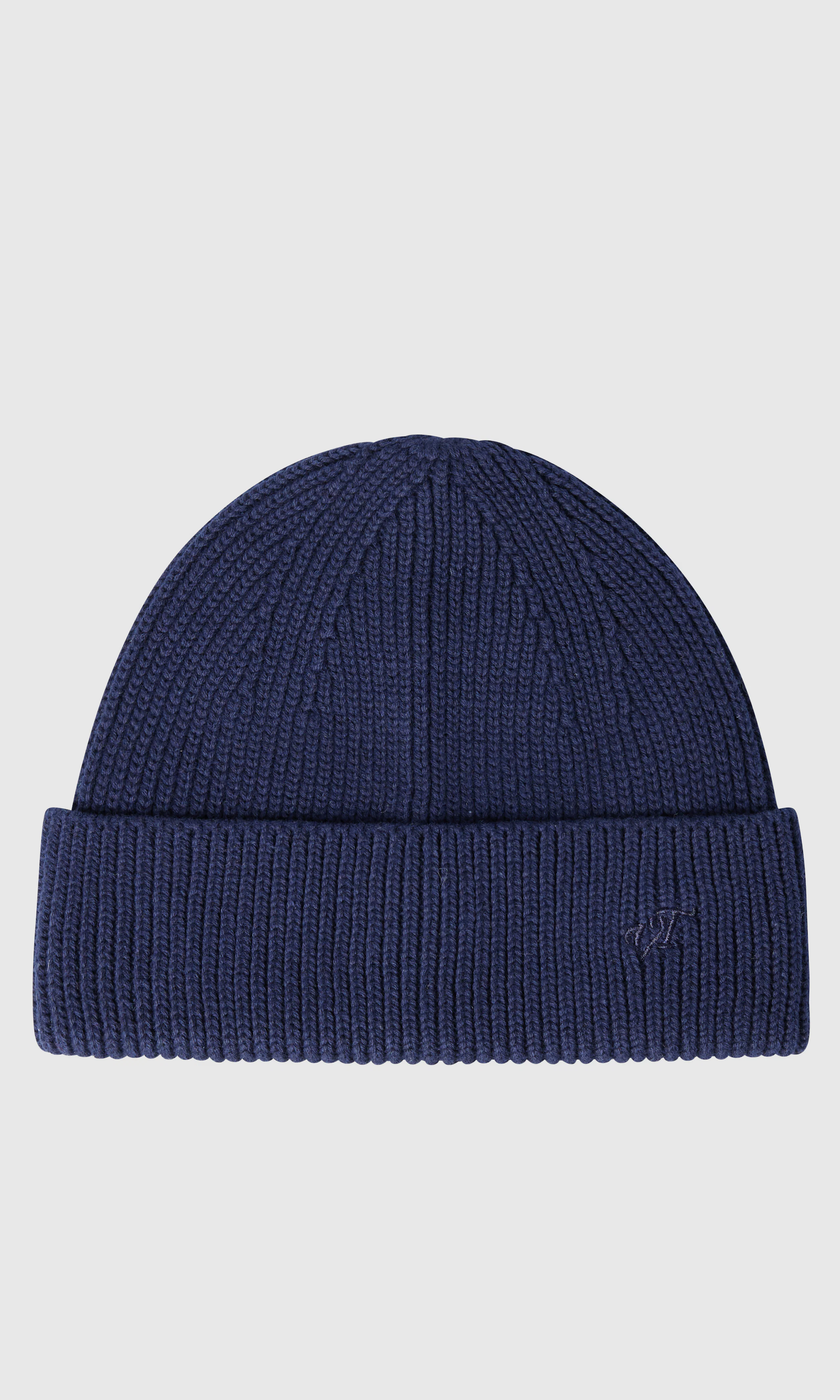 Cotton Beanie Mössa. Front. Flat.