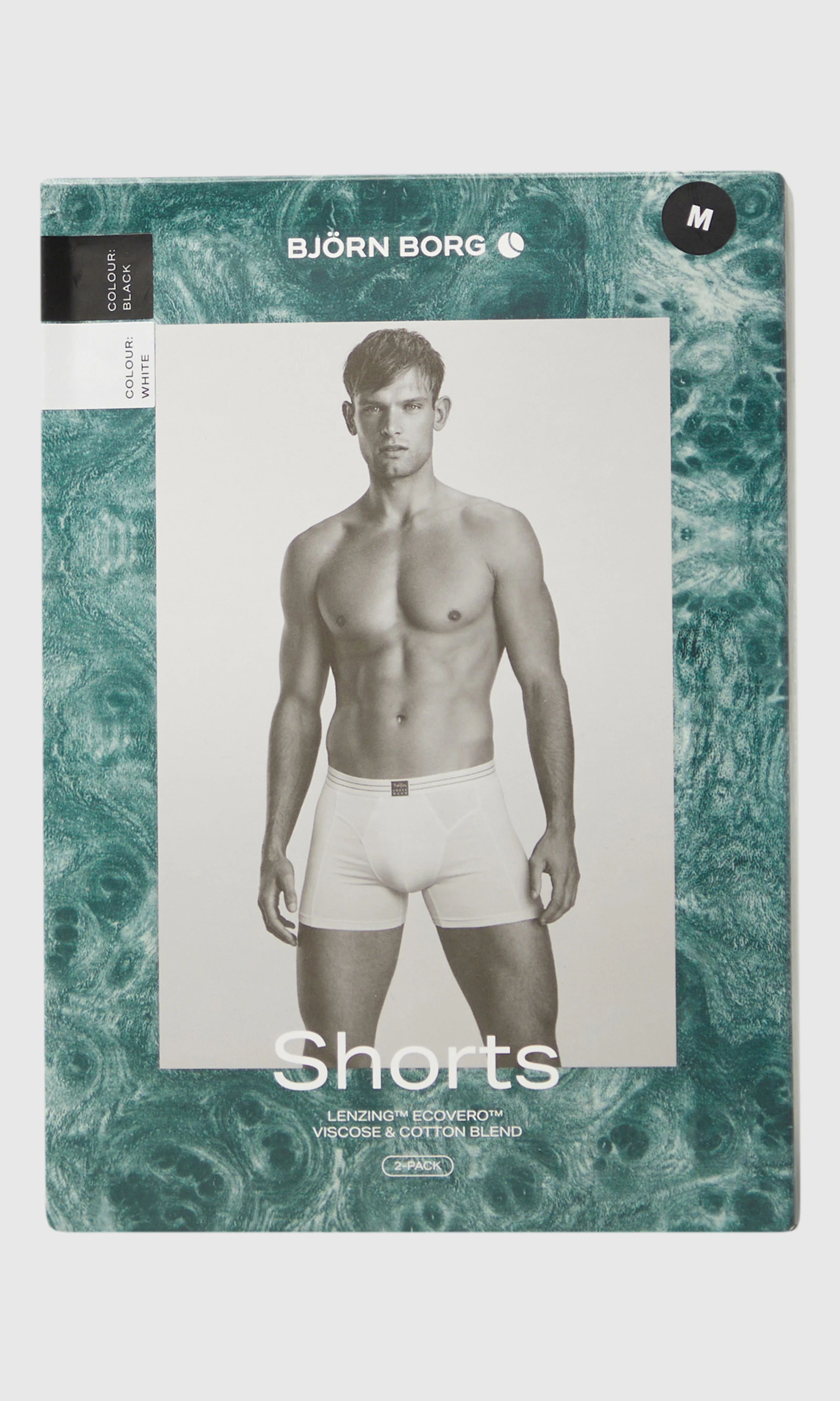 2-Pack Premium Cotton Stretch Original Boxer. Detail 1. Flat.