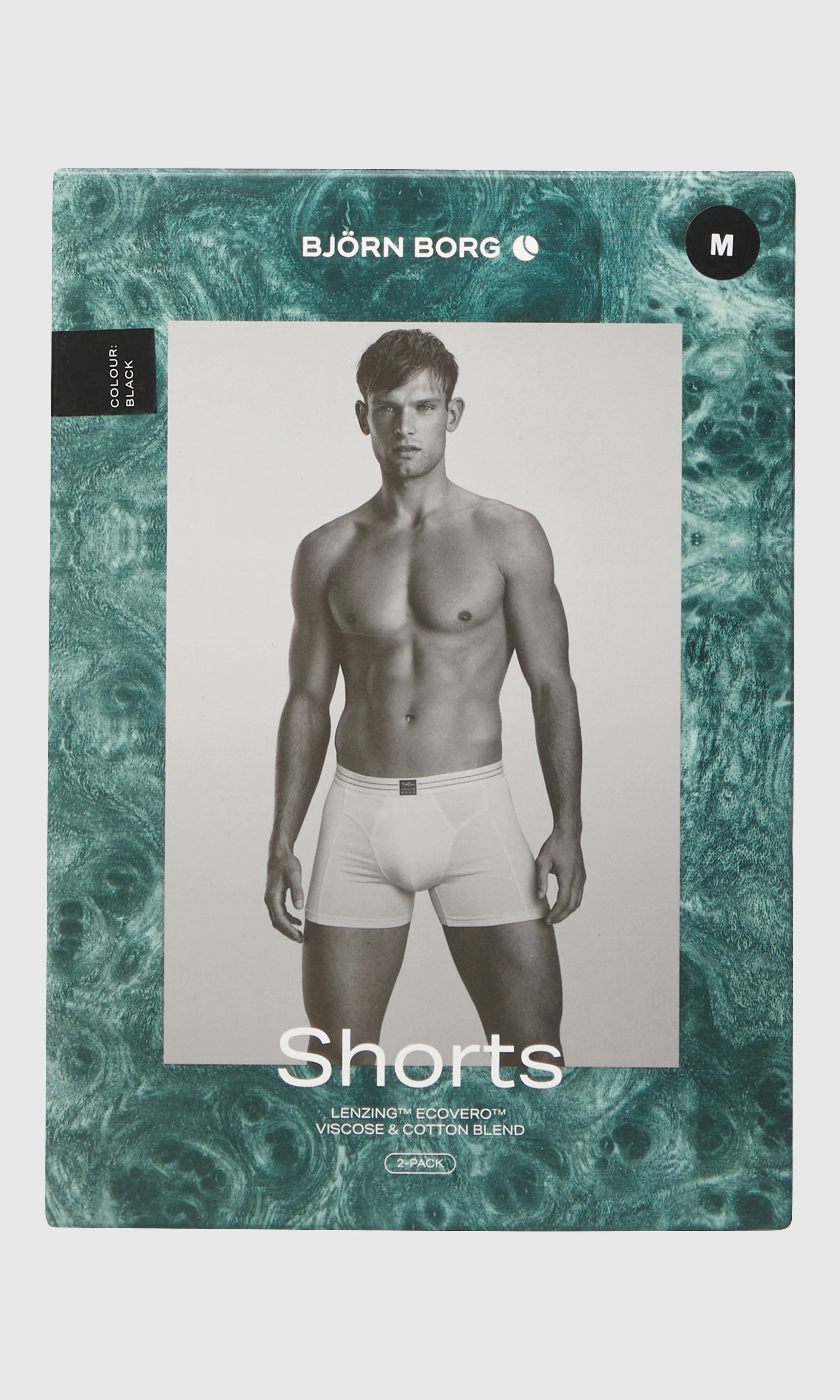 2-Pack Premium Cotton Stretch Original Boxer. Detail 1. Flat.