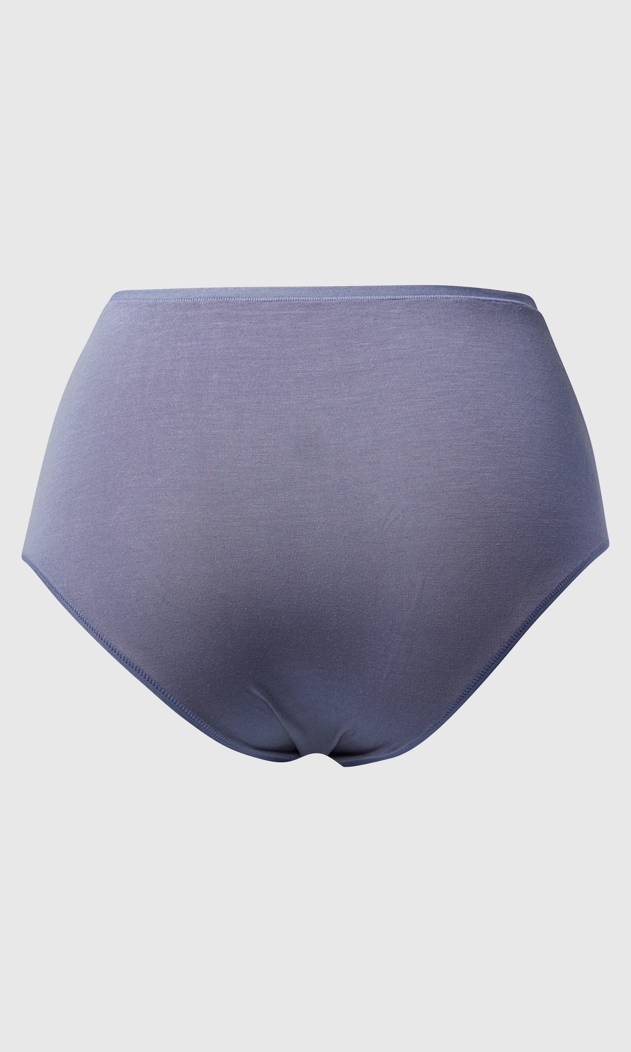 Core Highwaist Blå Brief. Back. Flat.