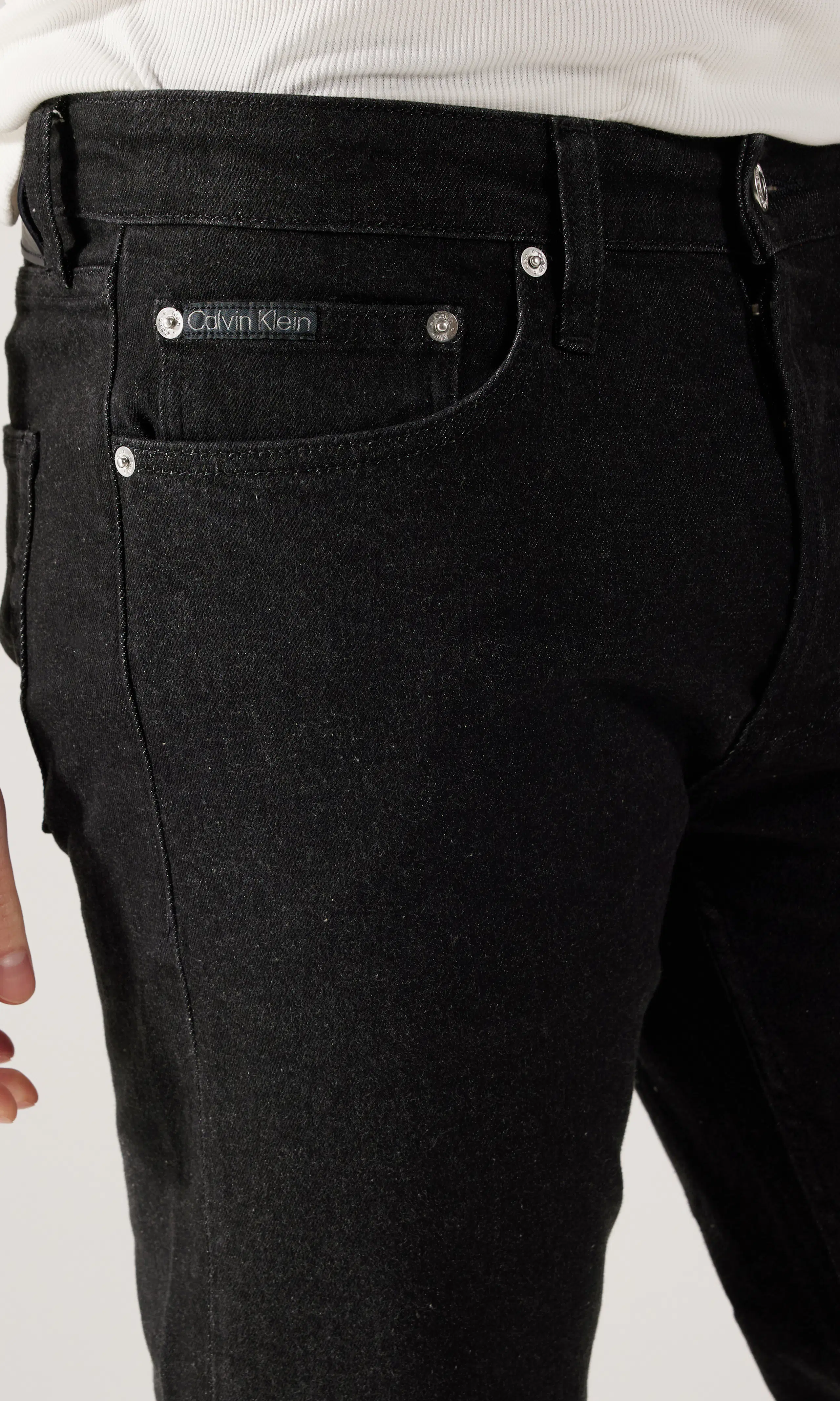 Standard Straight Mustat Farkut. Detail 2. Model.