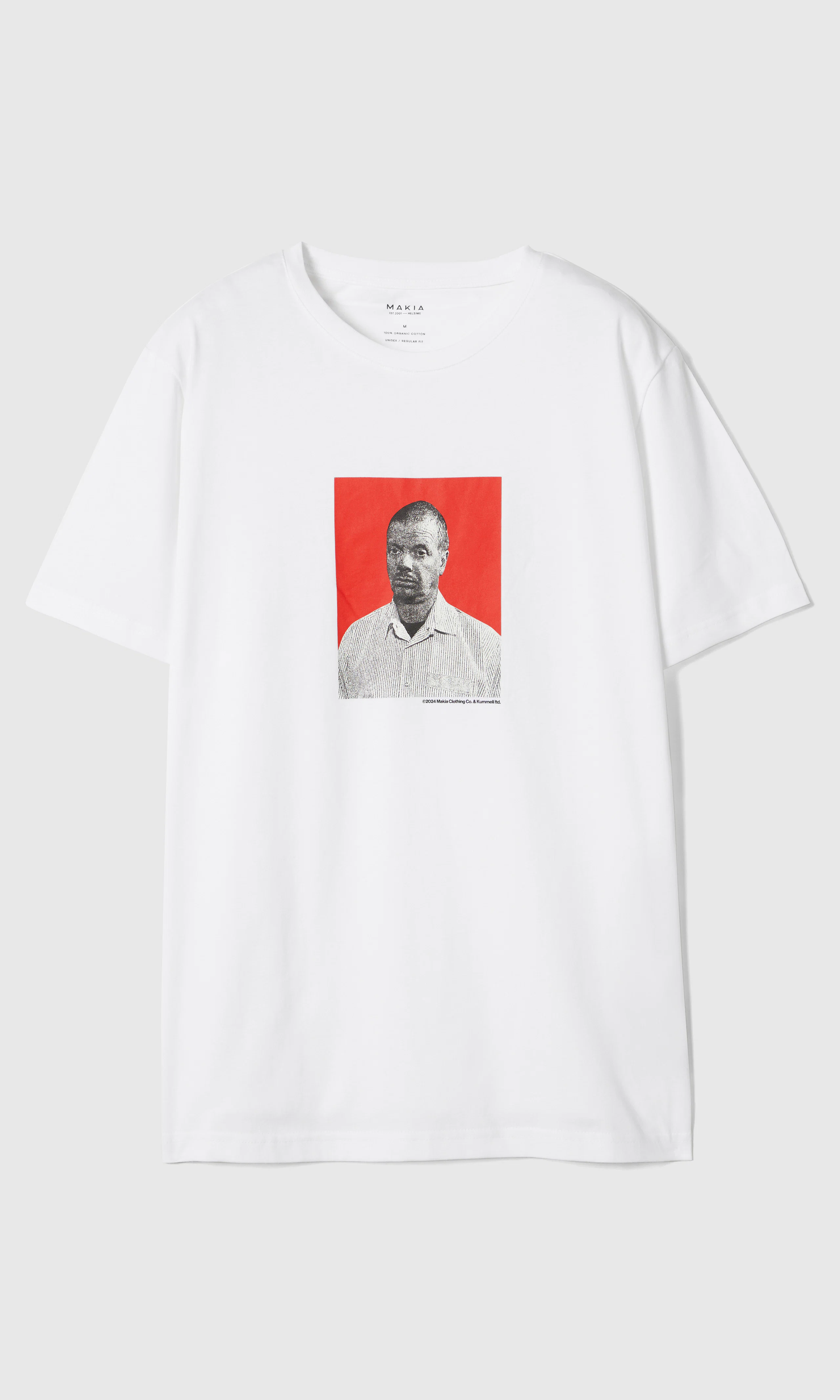 Tonni Vit T-Shirt. Front. Flat.