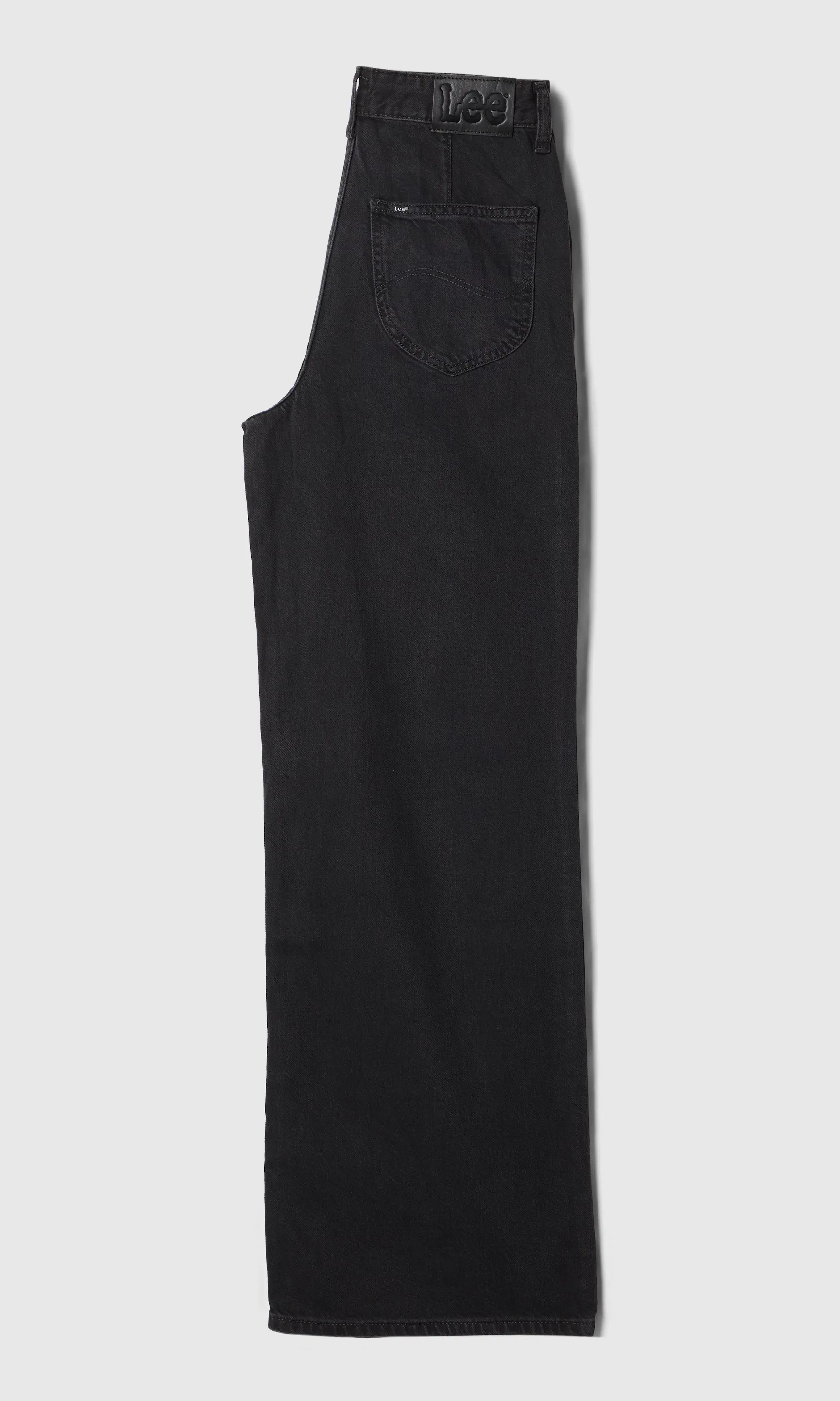 Stella A Line Svart Jeans. Back. Flat.