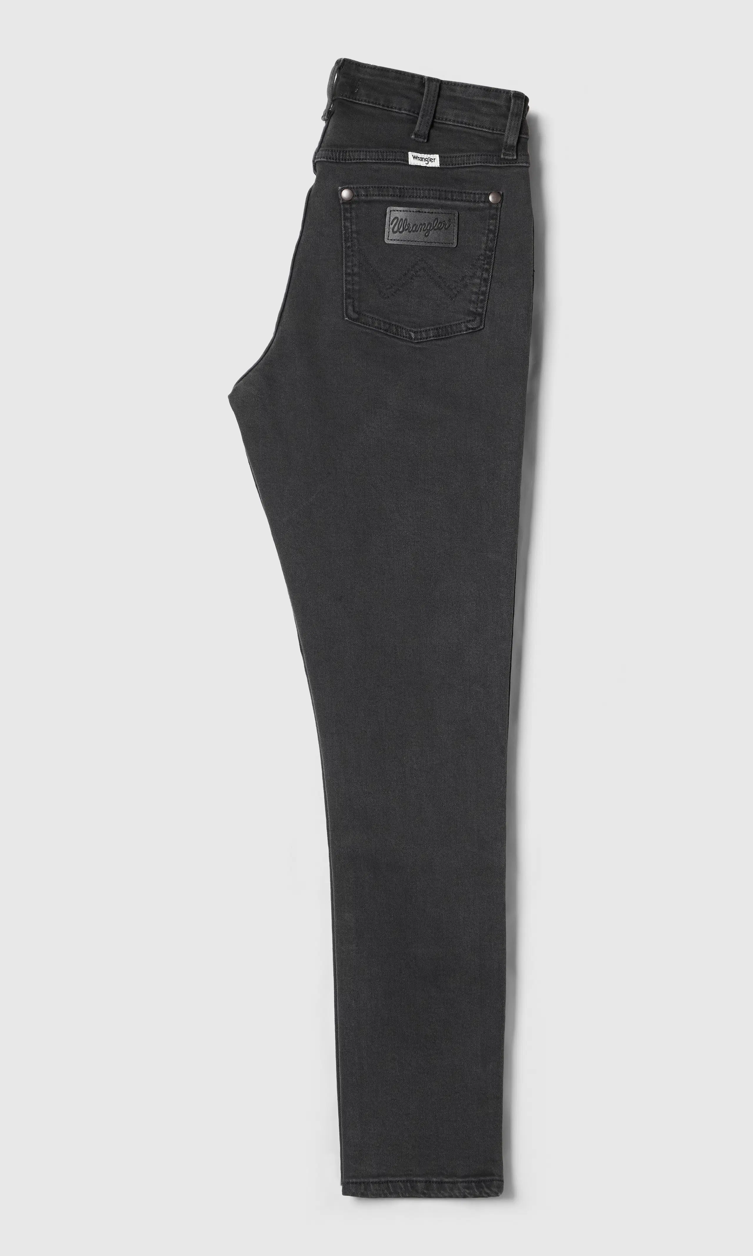 Skinny Mustat Farkut. Back. Flat.