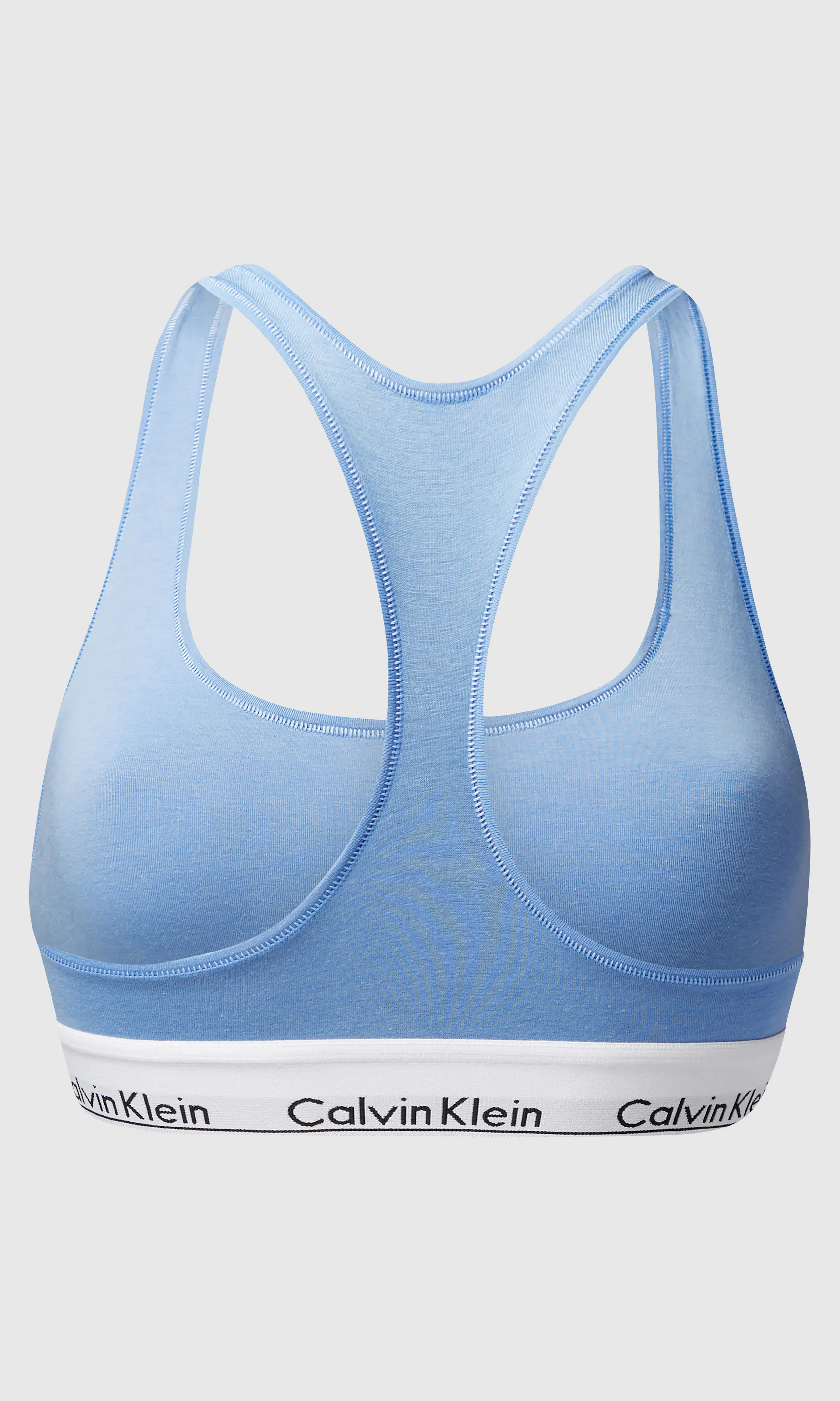 Bralette Blå BH. Back. Flat.