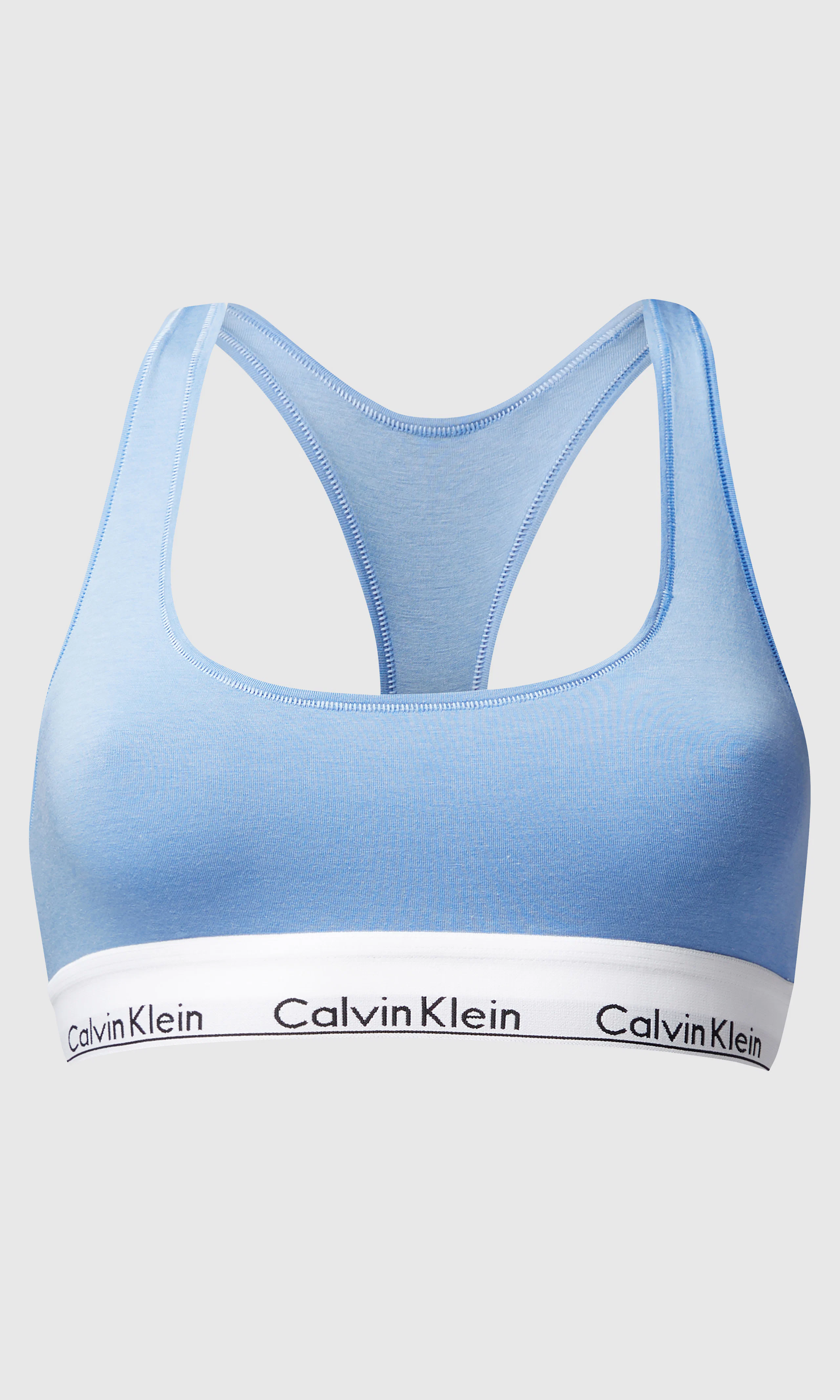 Bralette Blå BH. Front. Flat.