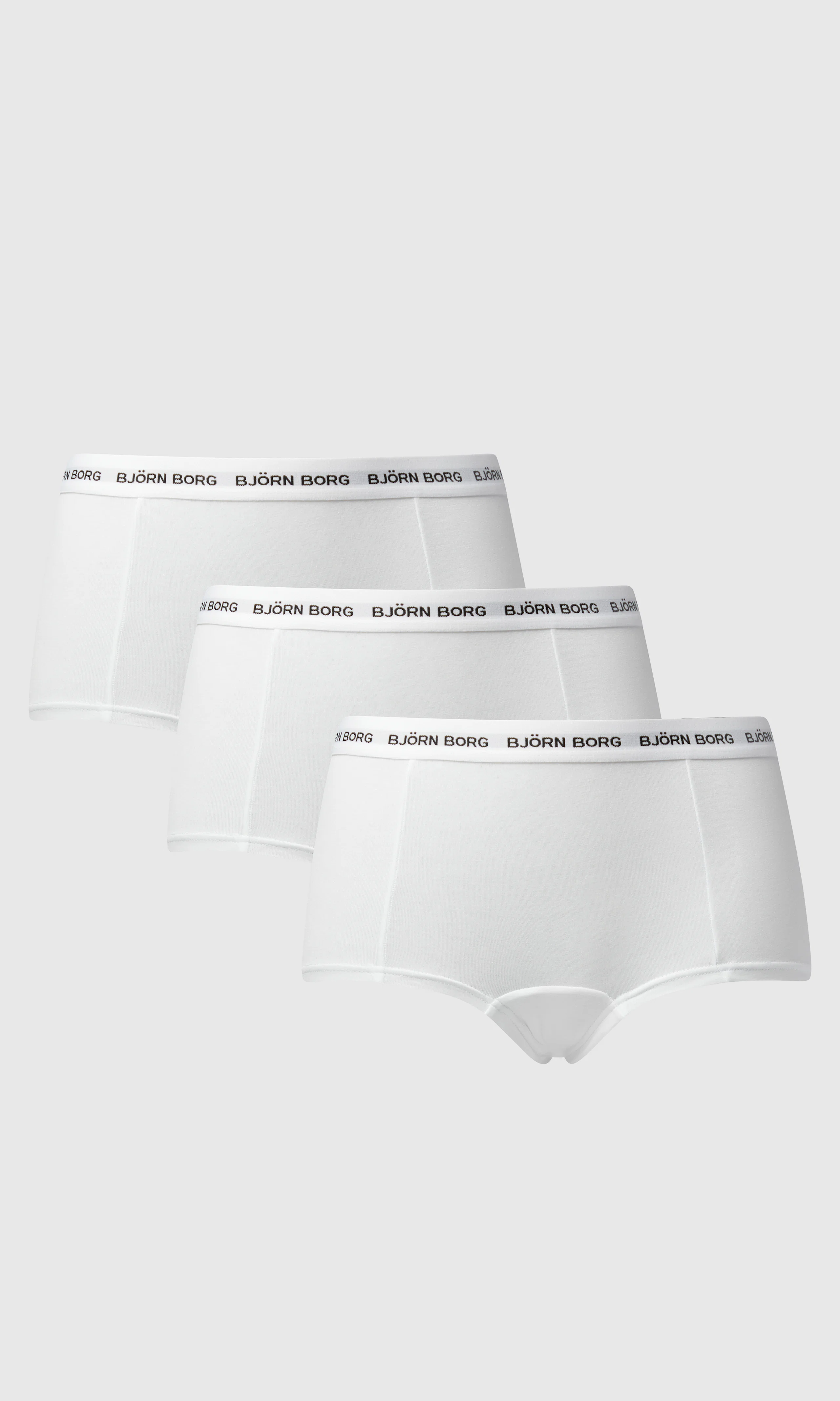 3-Pack Core Logo Vita Minishorts. Front. Flat.