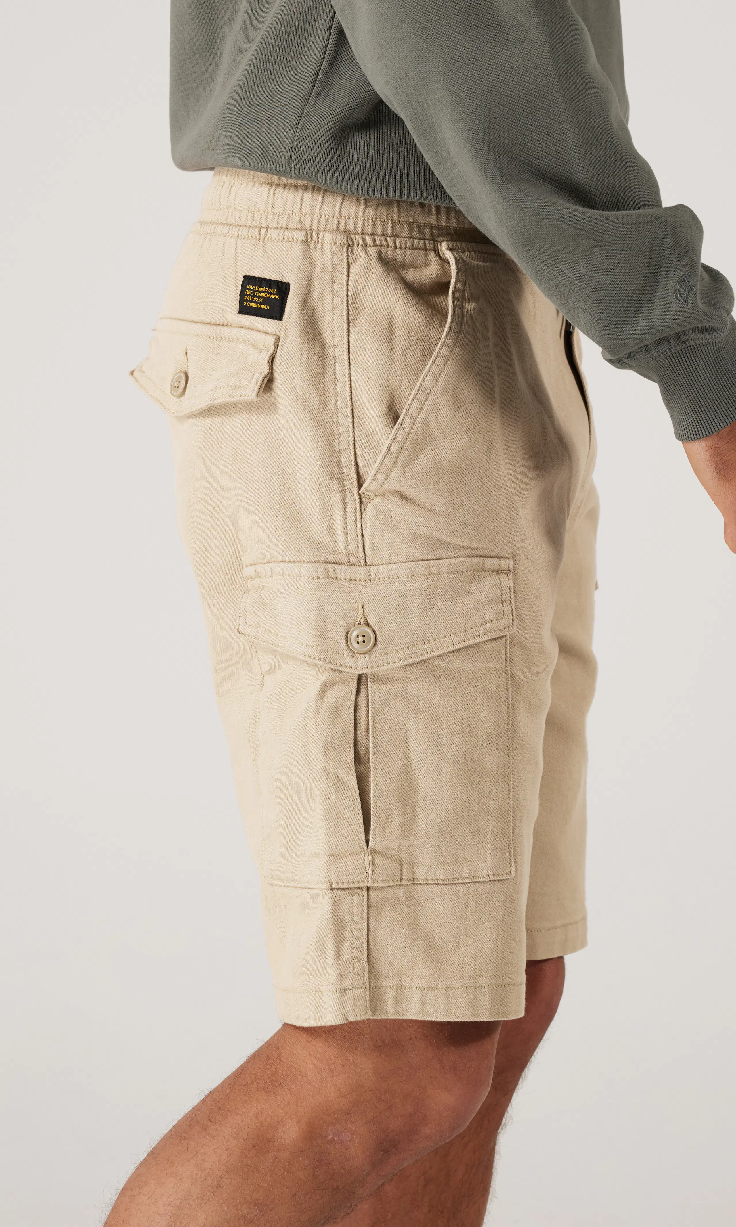 Nico Shorts. Front 2. Model.