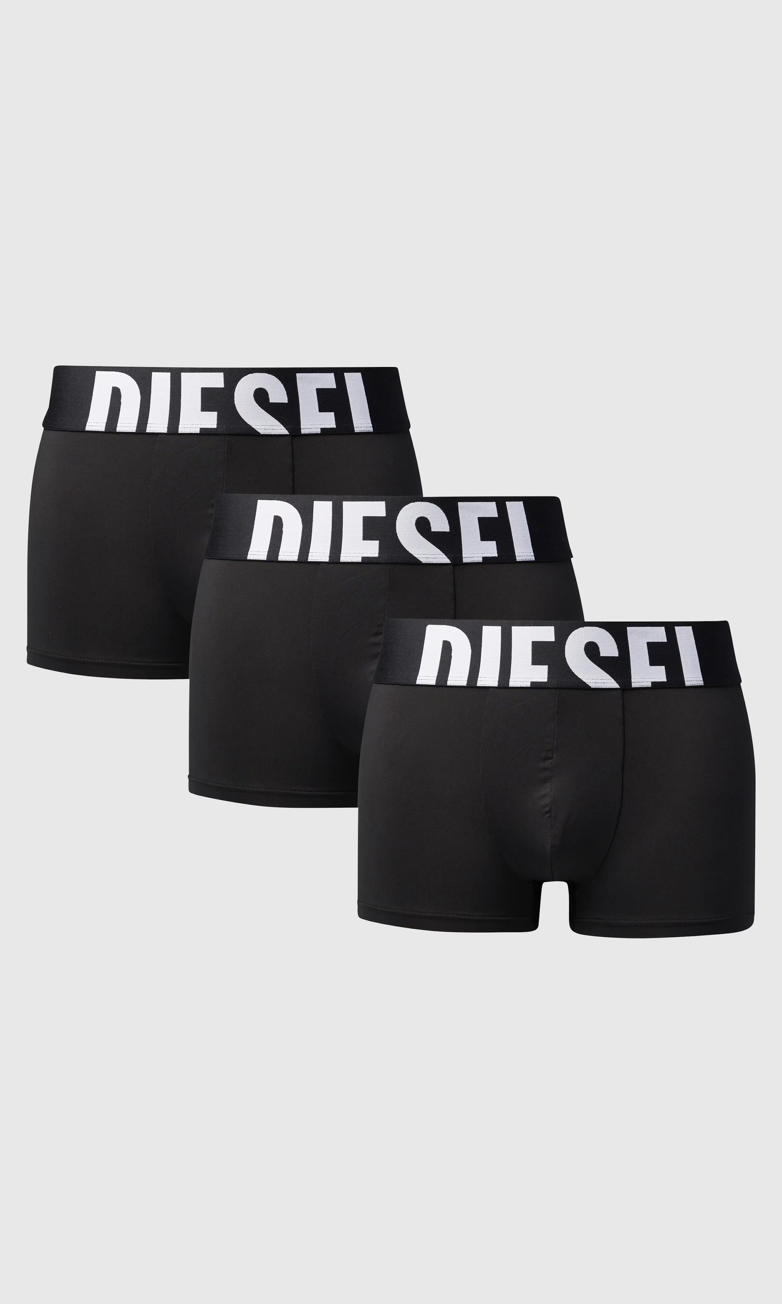 Damien-D-Pop 3-Pack Svart Boxer. Front. Flat.
