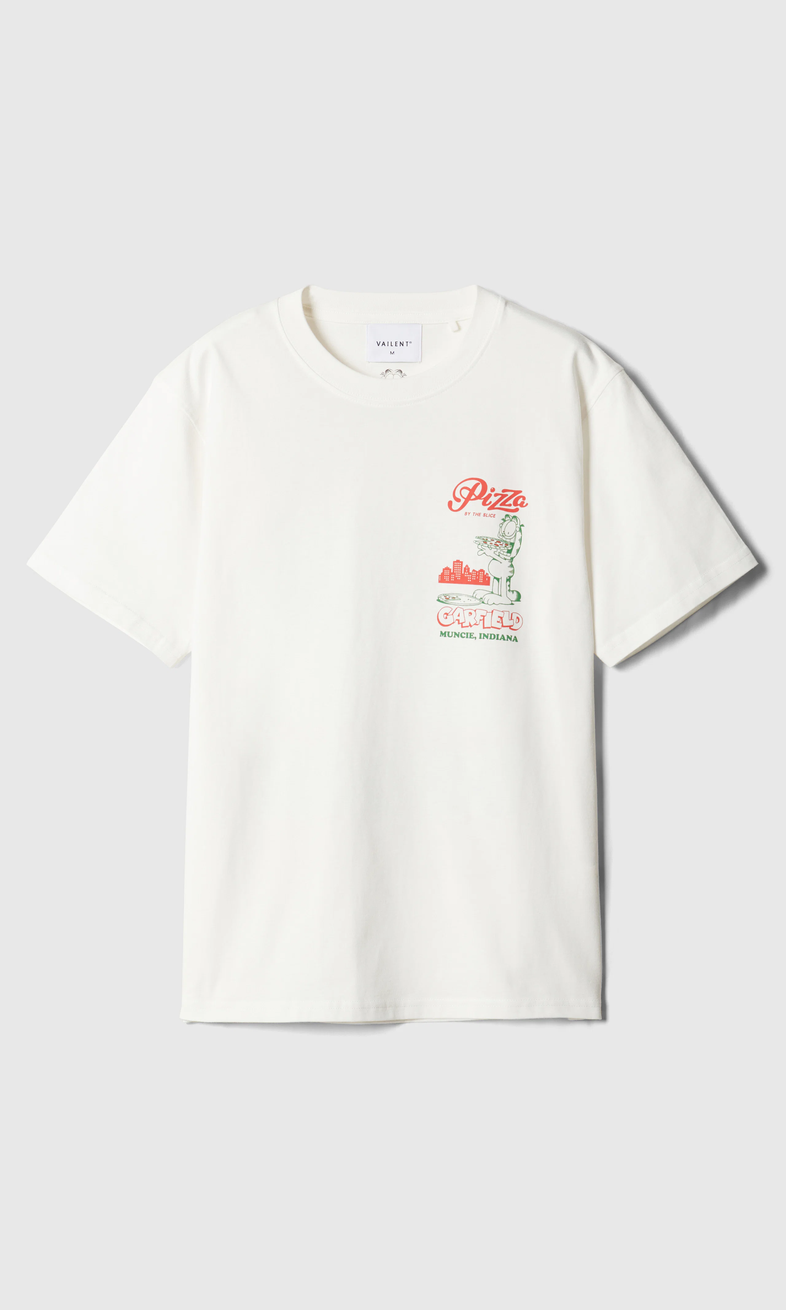 Garfield T-Skjorte. Front. Flat.