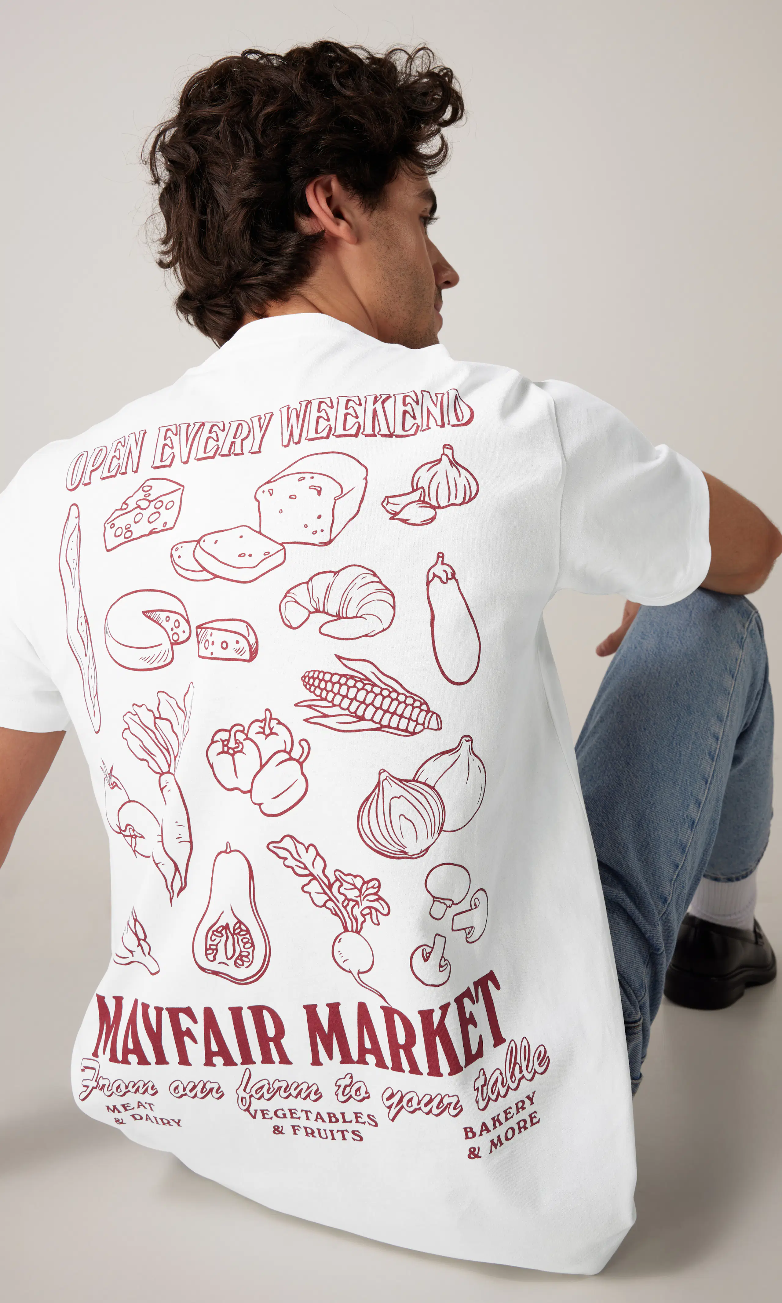 Mayfair T-Shirt. Front. Model.