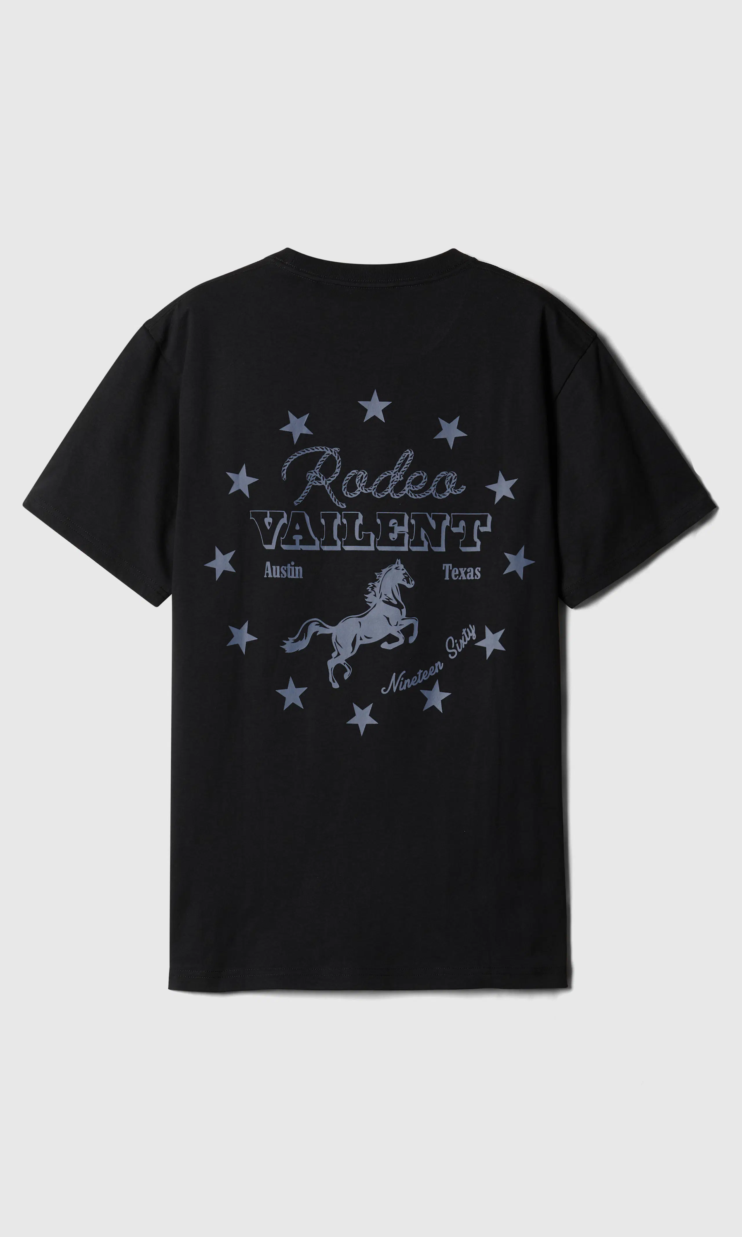 Rodeo T-Shirt. Back. Flat.