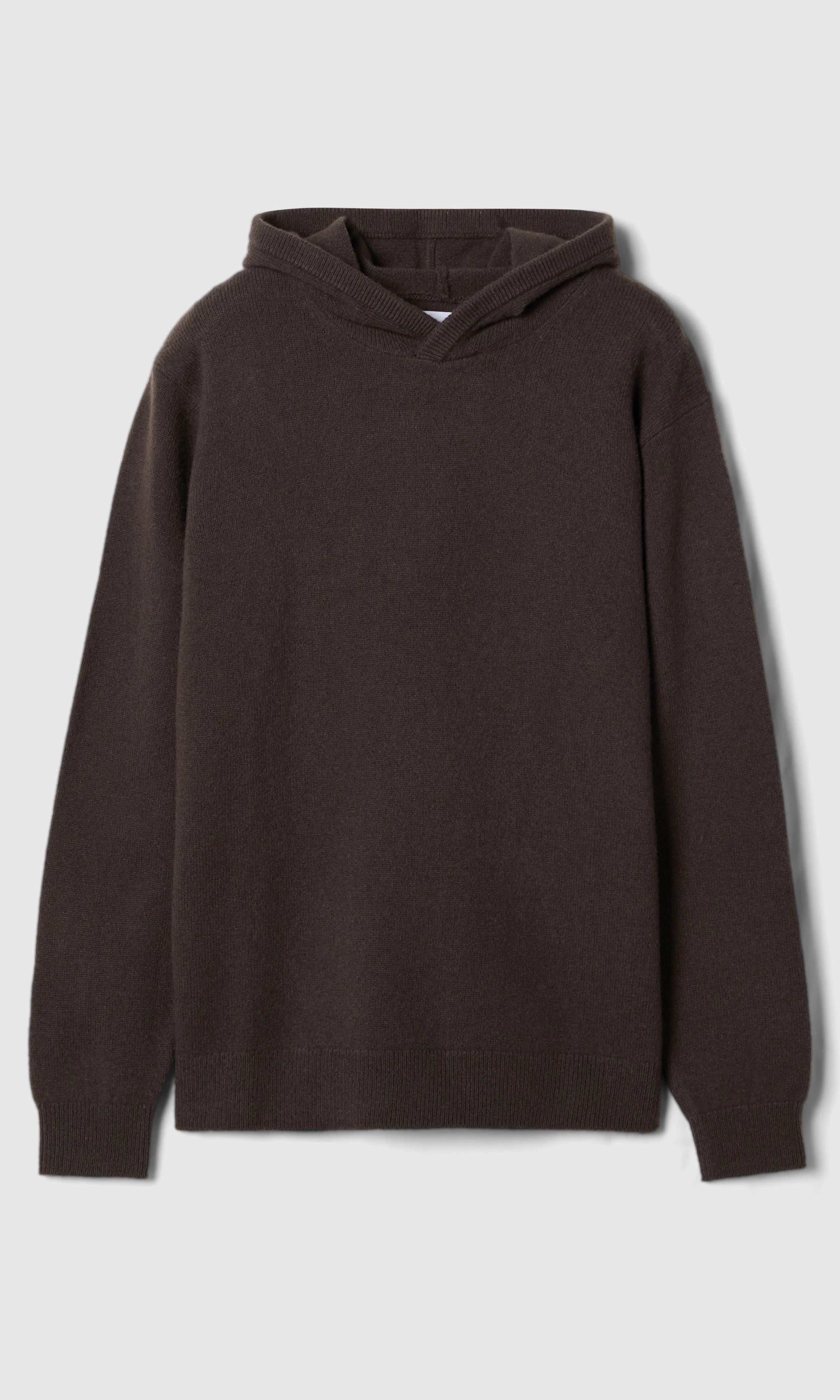 Merino Hoodie. Front. Flat.