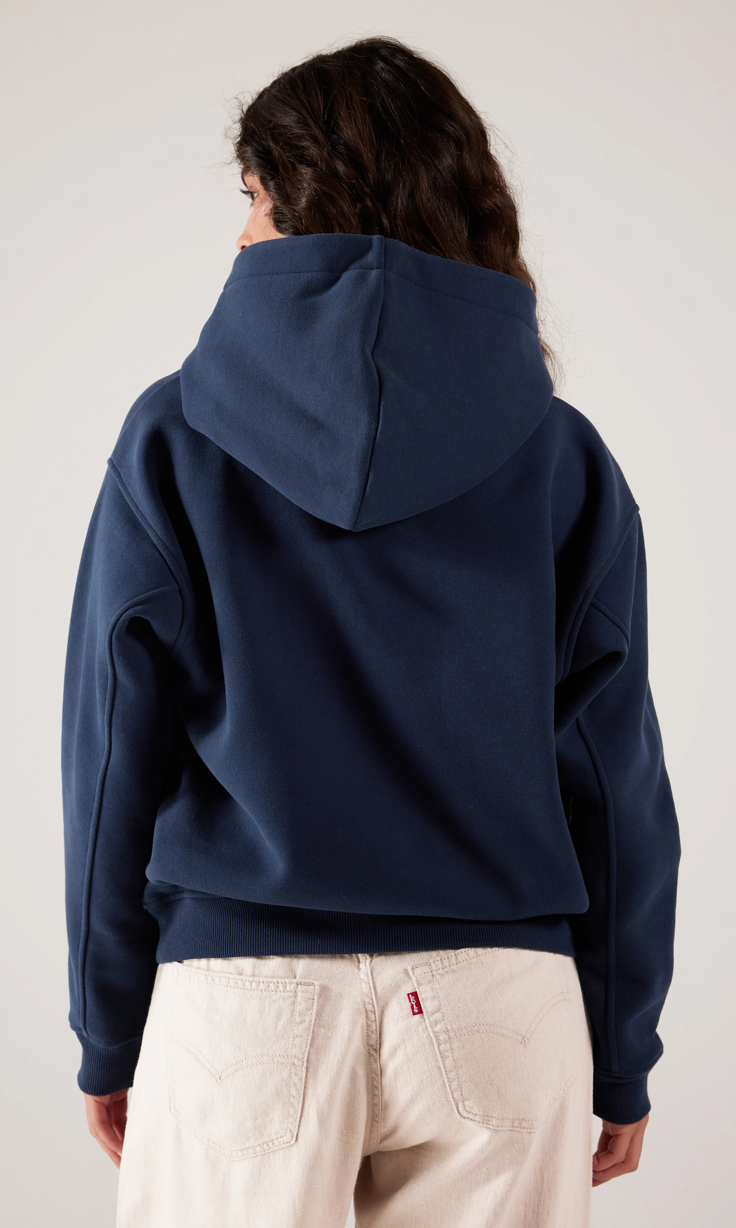 Logan Hoodie. Back. Model.