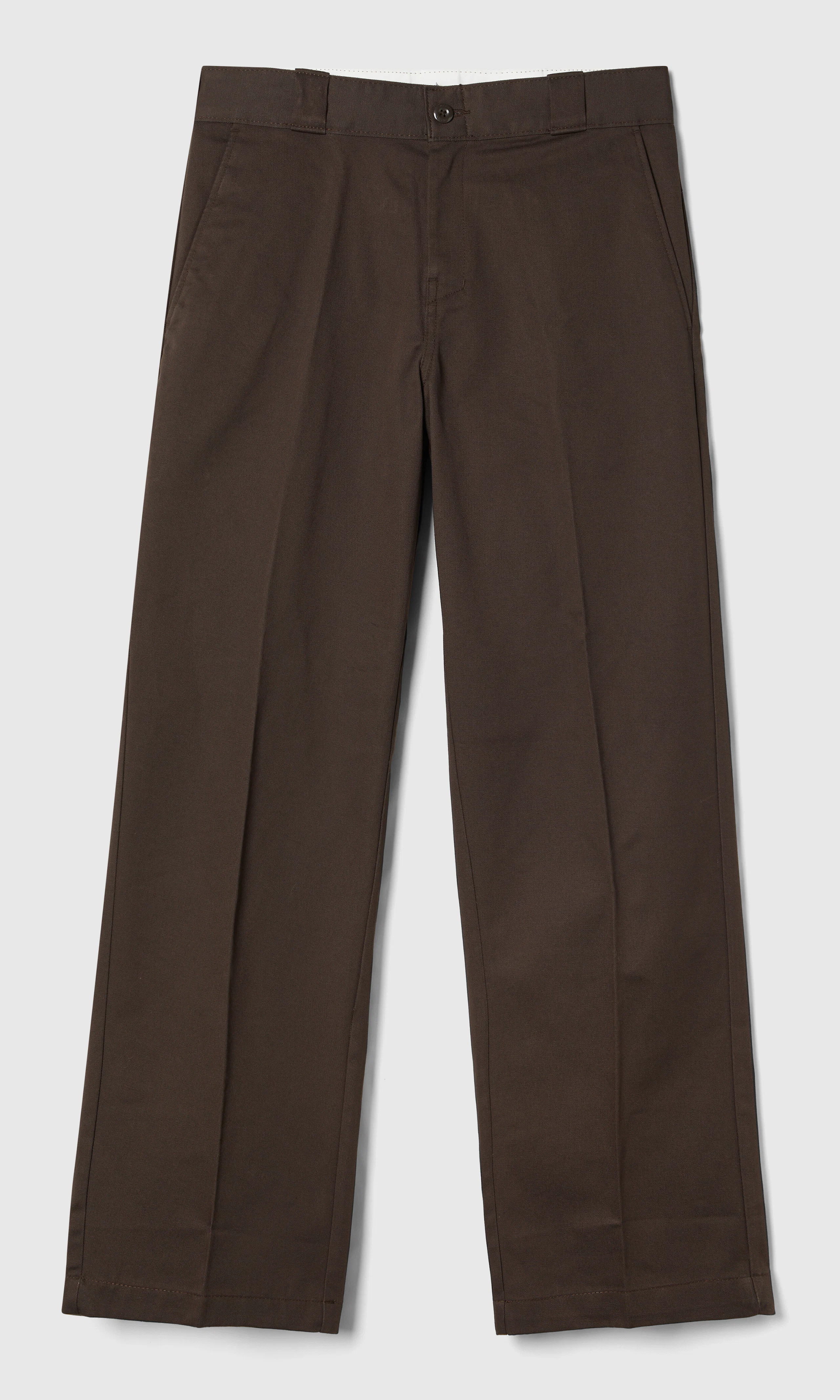 247 Loose Work Brun Byxa. Front. Flat.