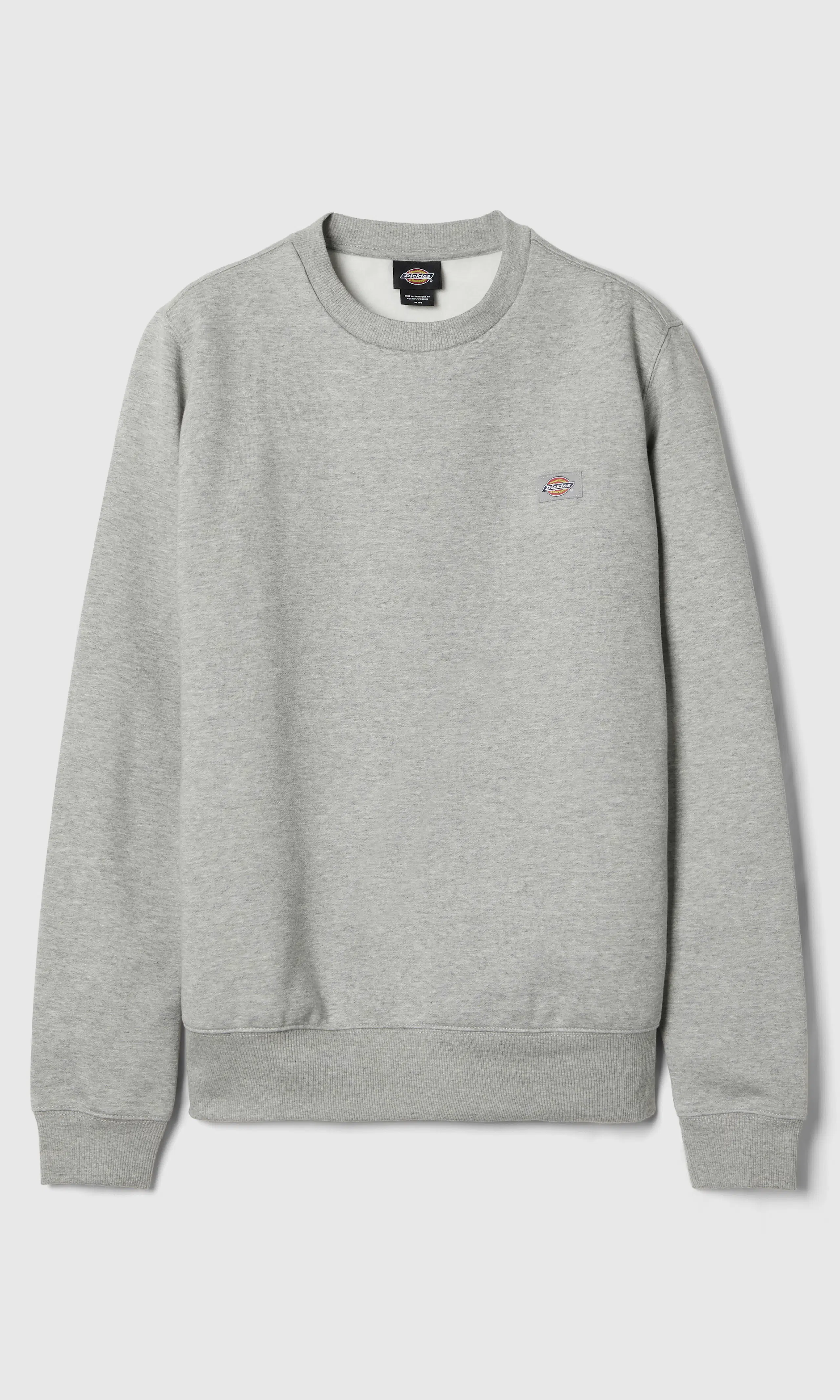 Oakport Sweatshirt Harmaa Collegepaita. Front. Flat.