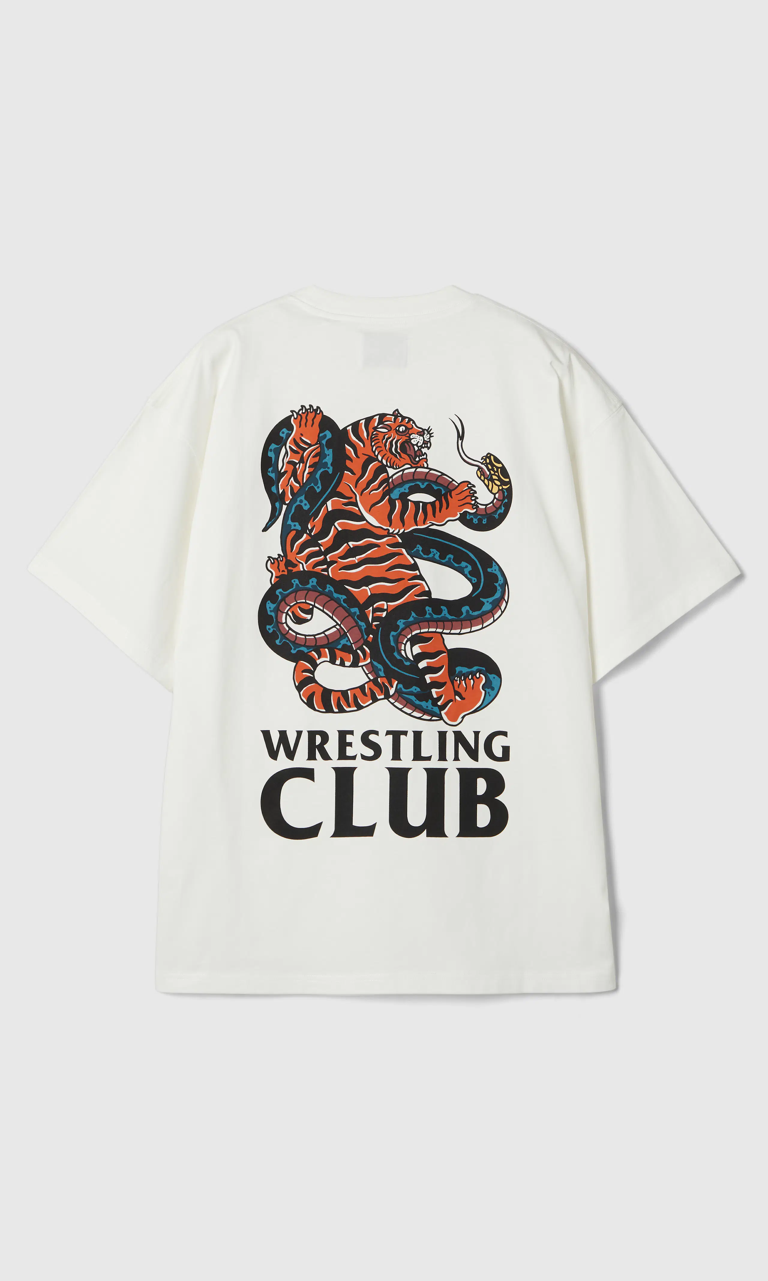 Wrestling T-Shirt. Back. Flat.
