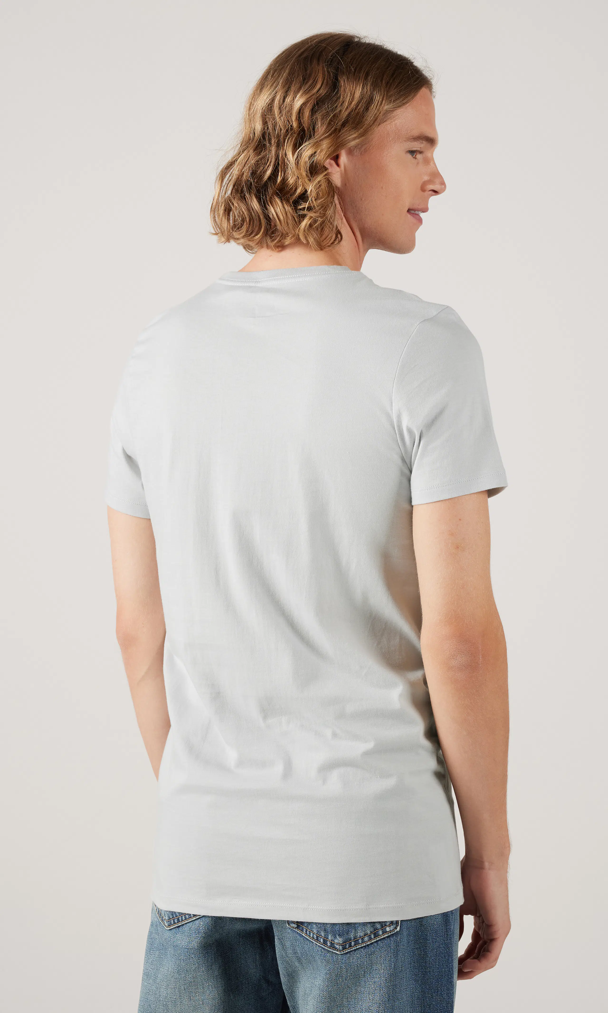 3-Pack Crewneck Multi T-Paita. Back. Model.