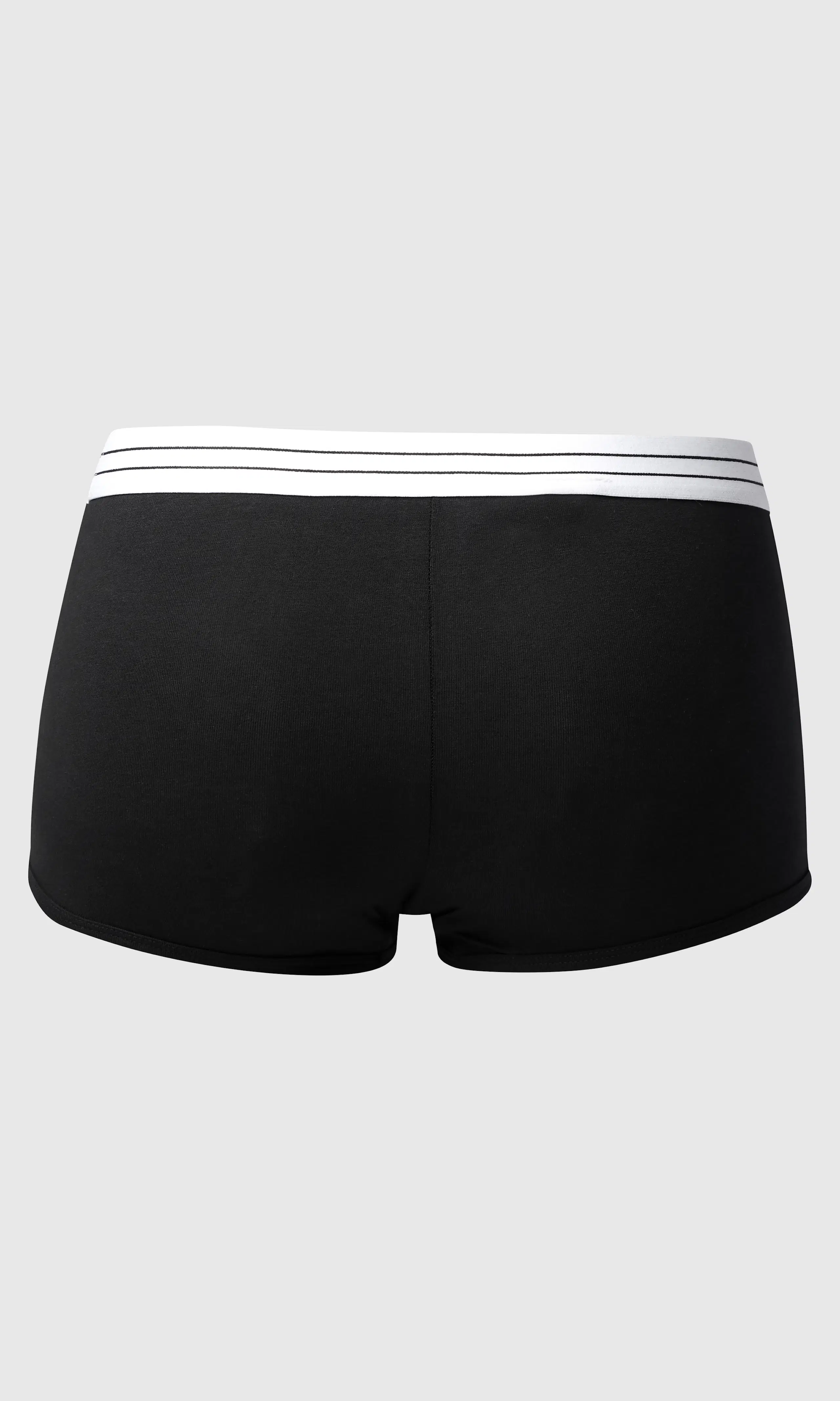 2-Pack Original Svarta Boxershorts. Back. Flat.