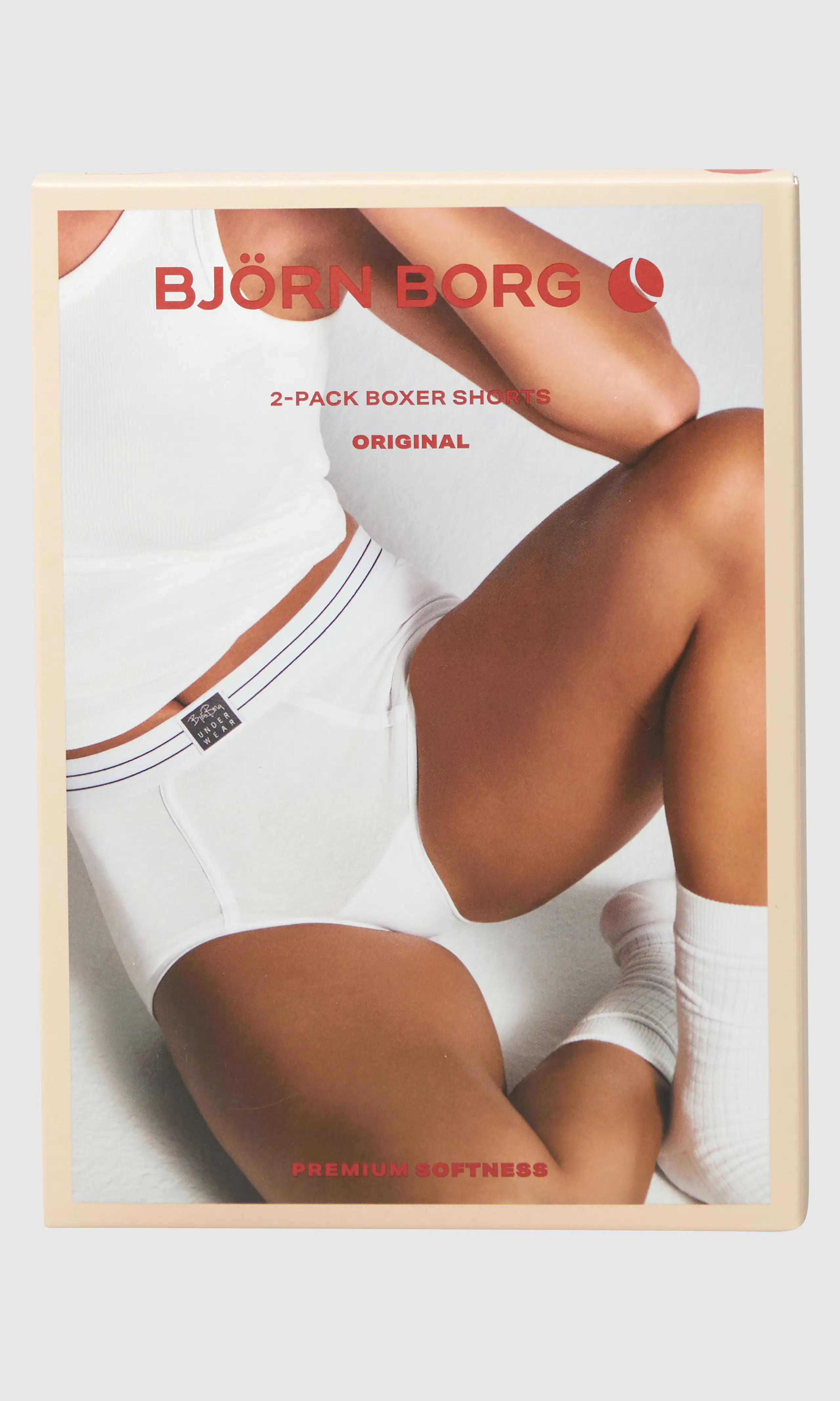 2-Pack Original Svarta Boxershorts. Detail 1. Flat.